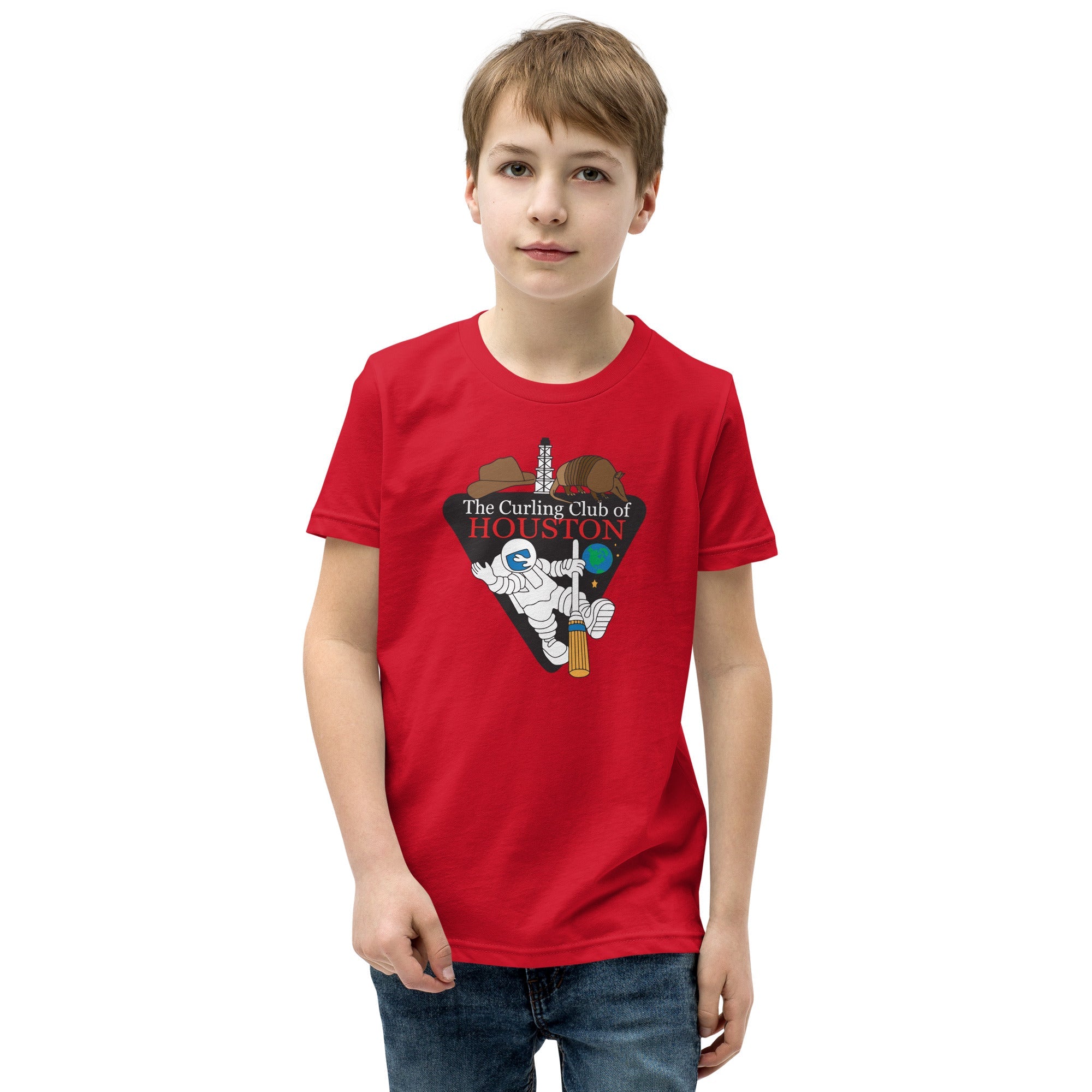 Curling Club of Houston Youth Short Sleeve T-Shirt - Broomfitters
