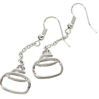 Curling Rock Earrings - Broomfitters