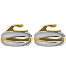 Curling Rock Earrings - Broomfitters