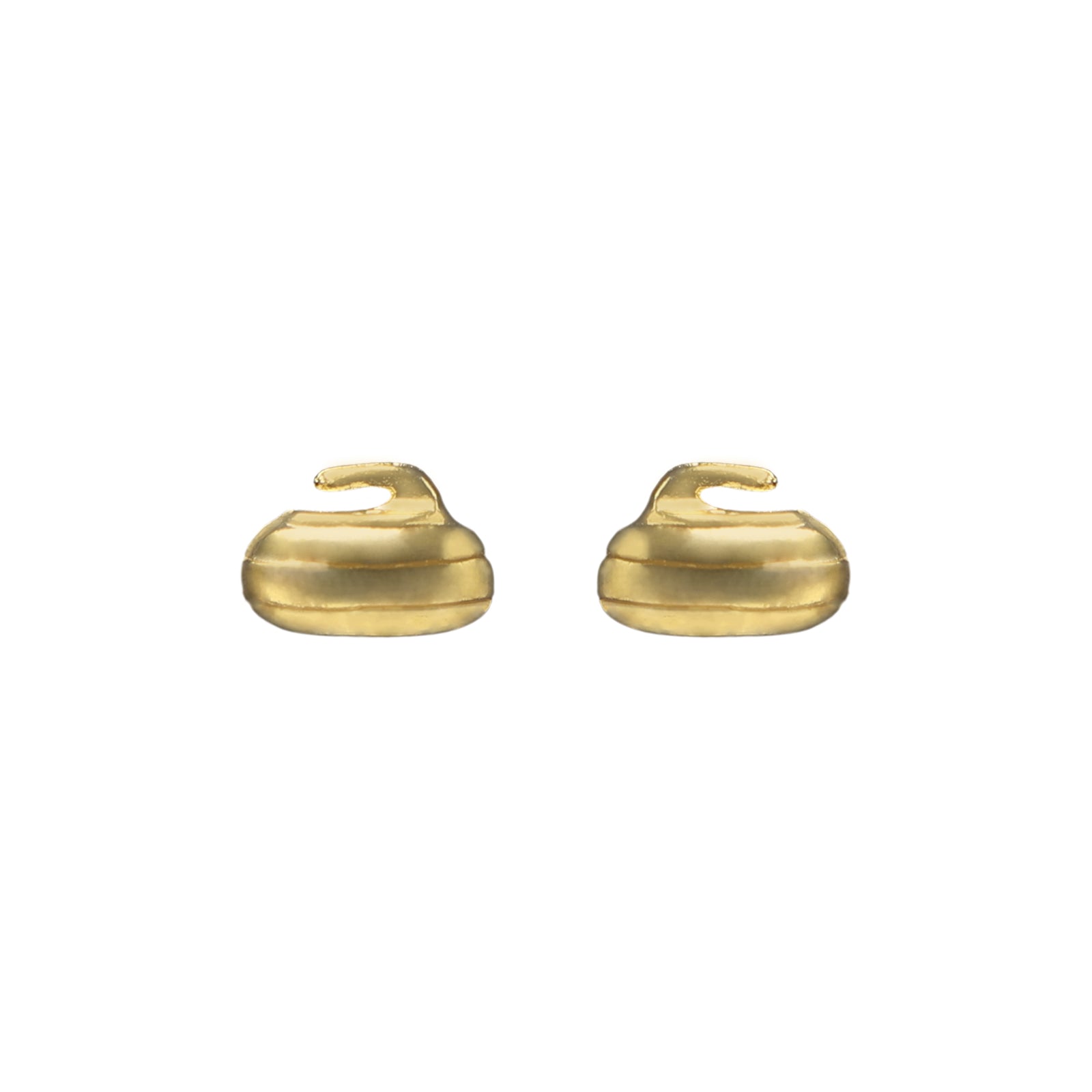 Curling Rock Stud Earrings - Broomfitters