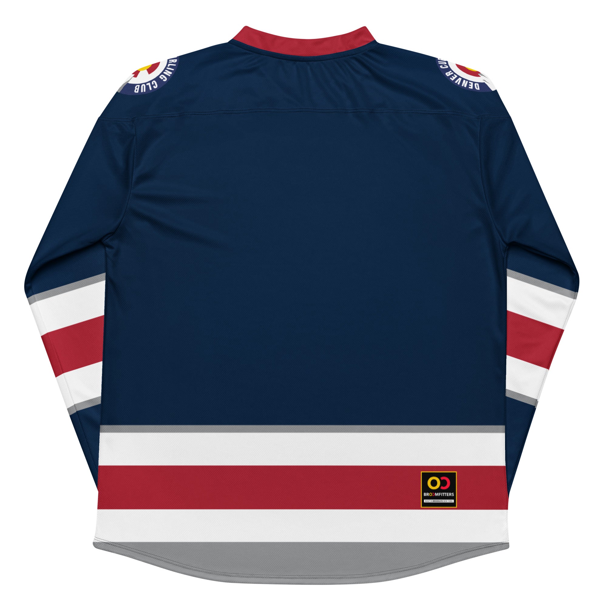 Denver Curling Club Recycled Light - weight hockey style jersey - Broomfitters