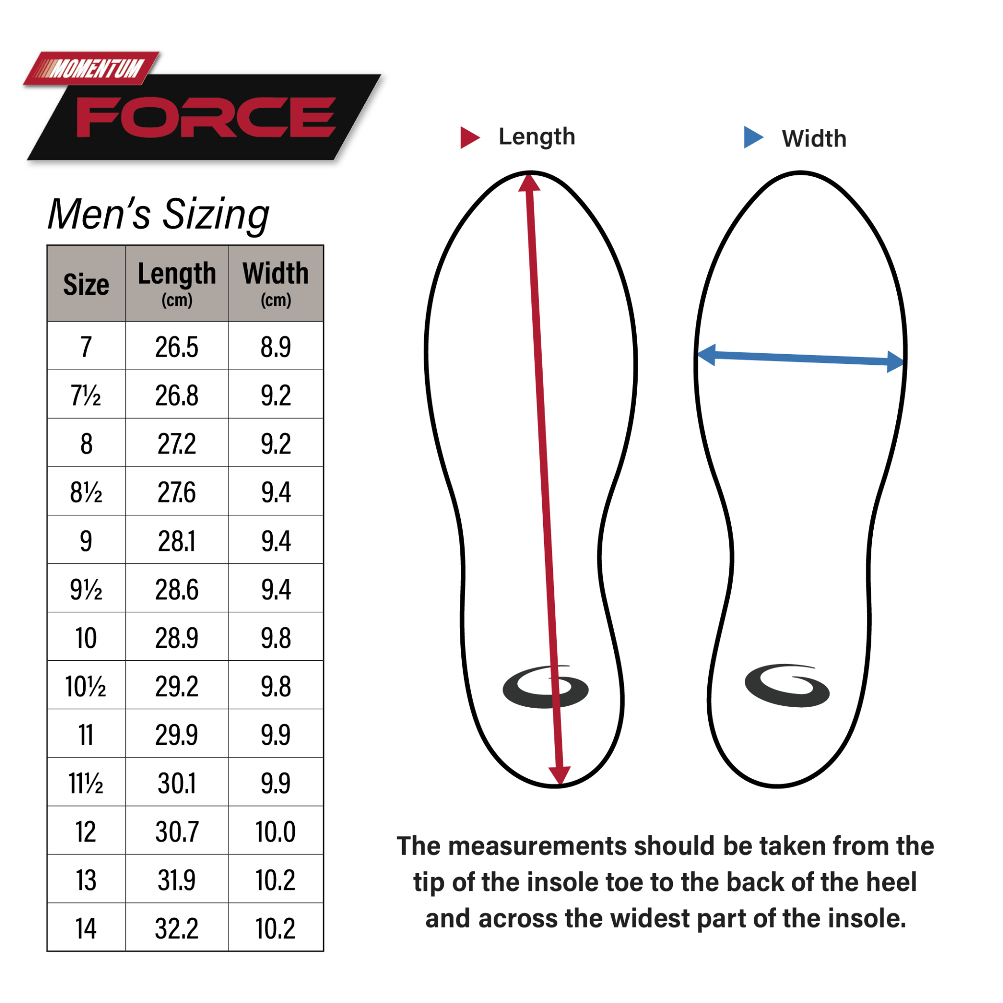 Goldline Men's Momentum Force Curling Shoes - Broomfitters