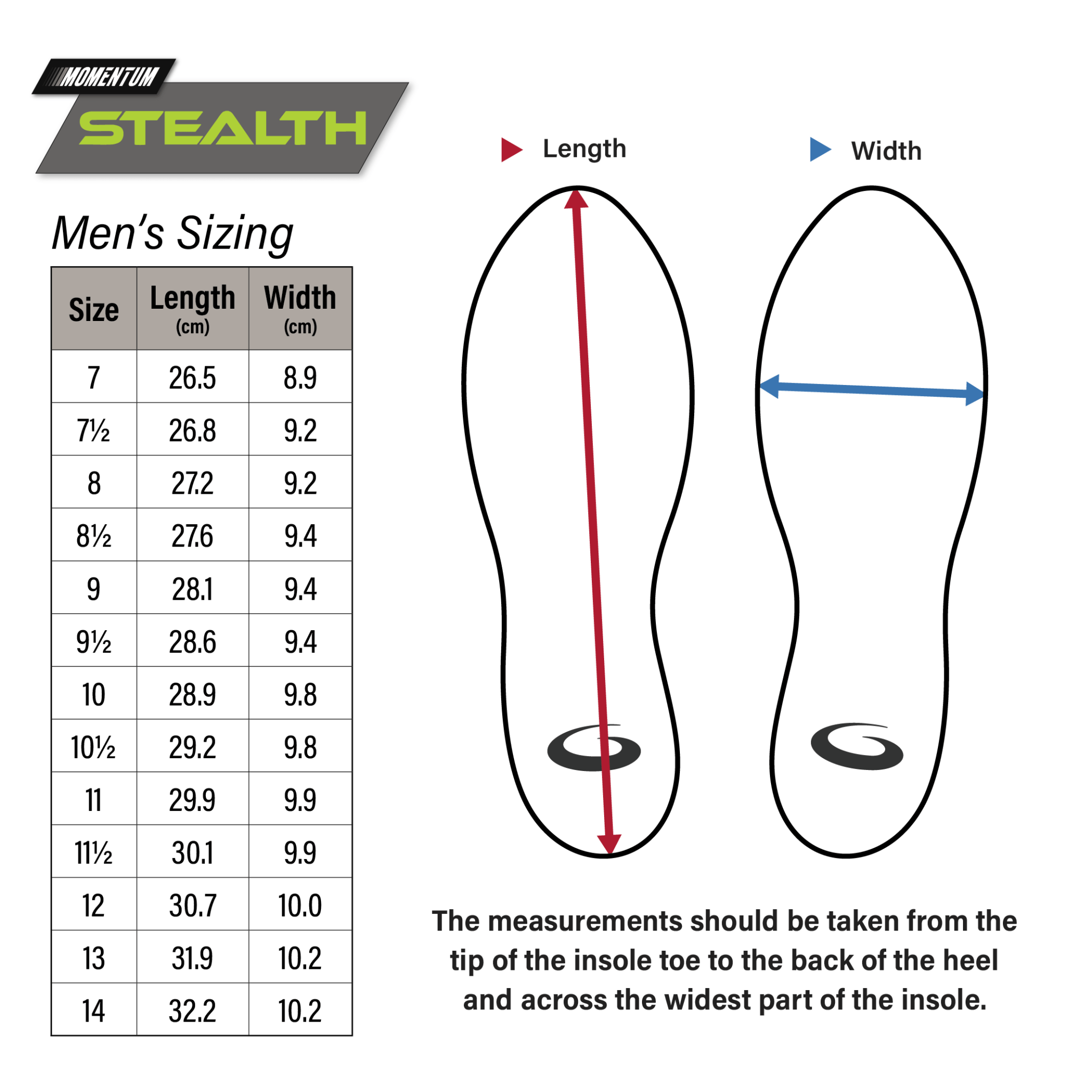 Goldline Men's Momentum Stealth Curling Shoes - Broomfitters