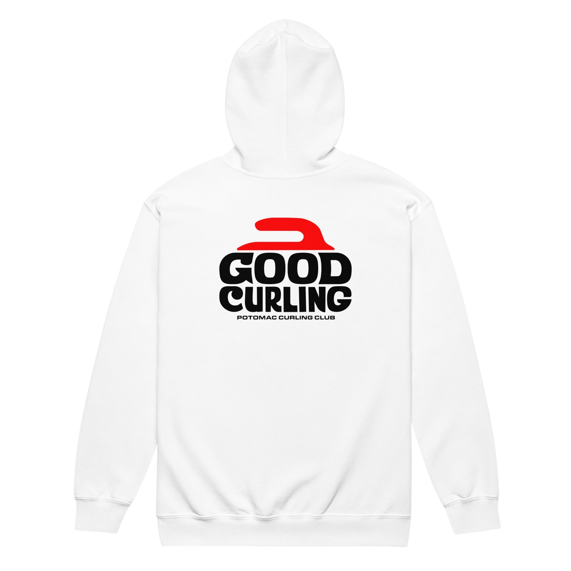 Good Curling - Potomac Curling Club Unisex heavy blend zip hoodie - Broomfitters