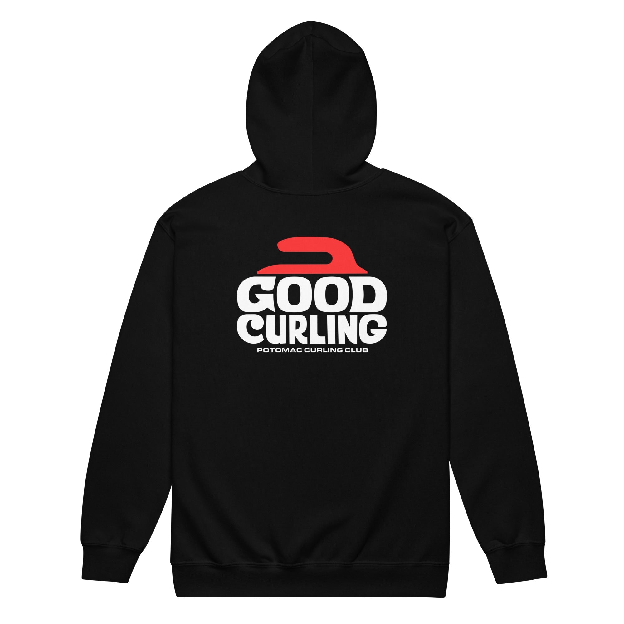 Good Curling - Potomac Curling Club Unisex heavy blend zip hoodie - Broomfitters