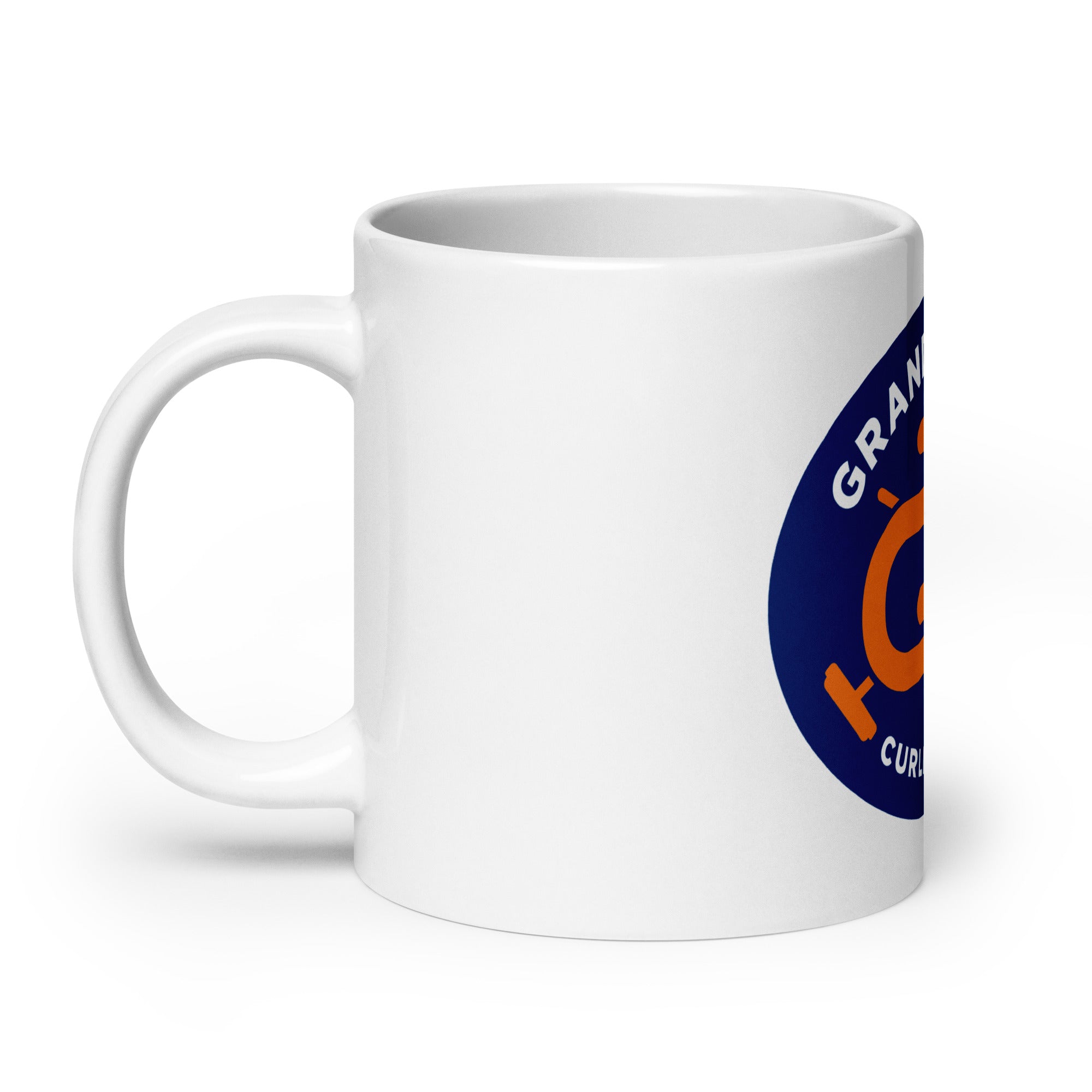 Grand Rapid Curling White glossy mug - Broomfitters