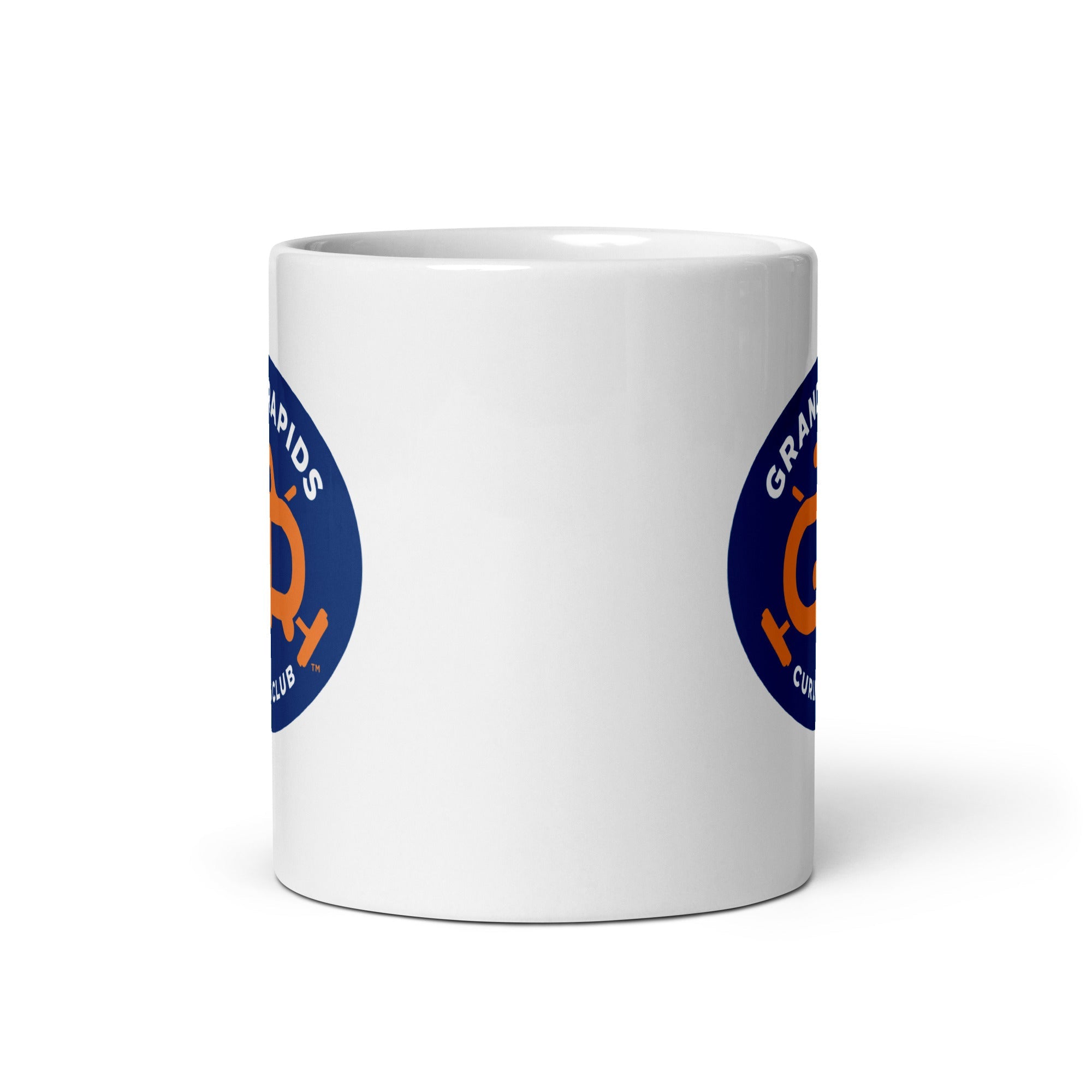 Grand Rapid Curling White glossy mug - Broomfitters