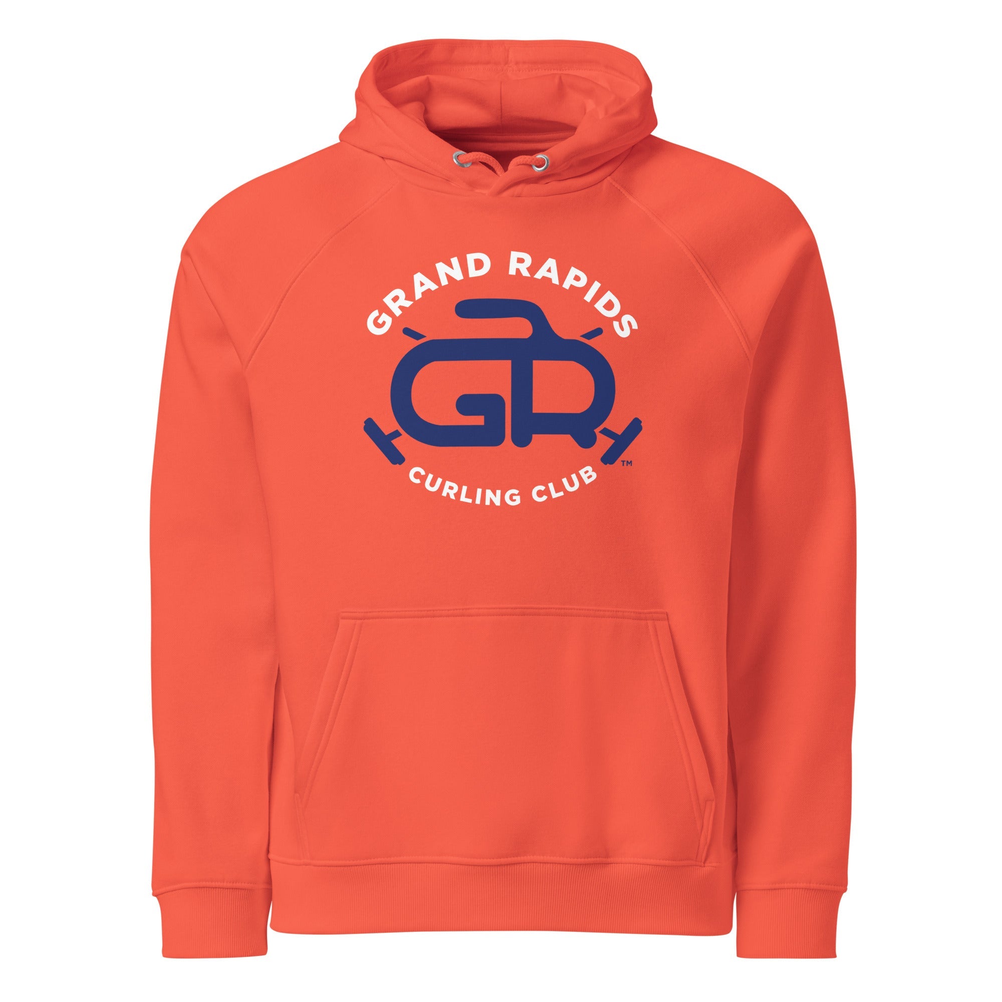 Grand Rapids Curling Unisex eco raglan hoodie - Broomfitters