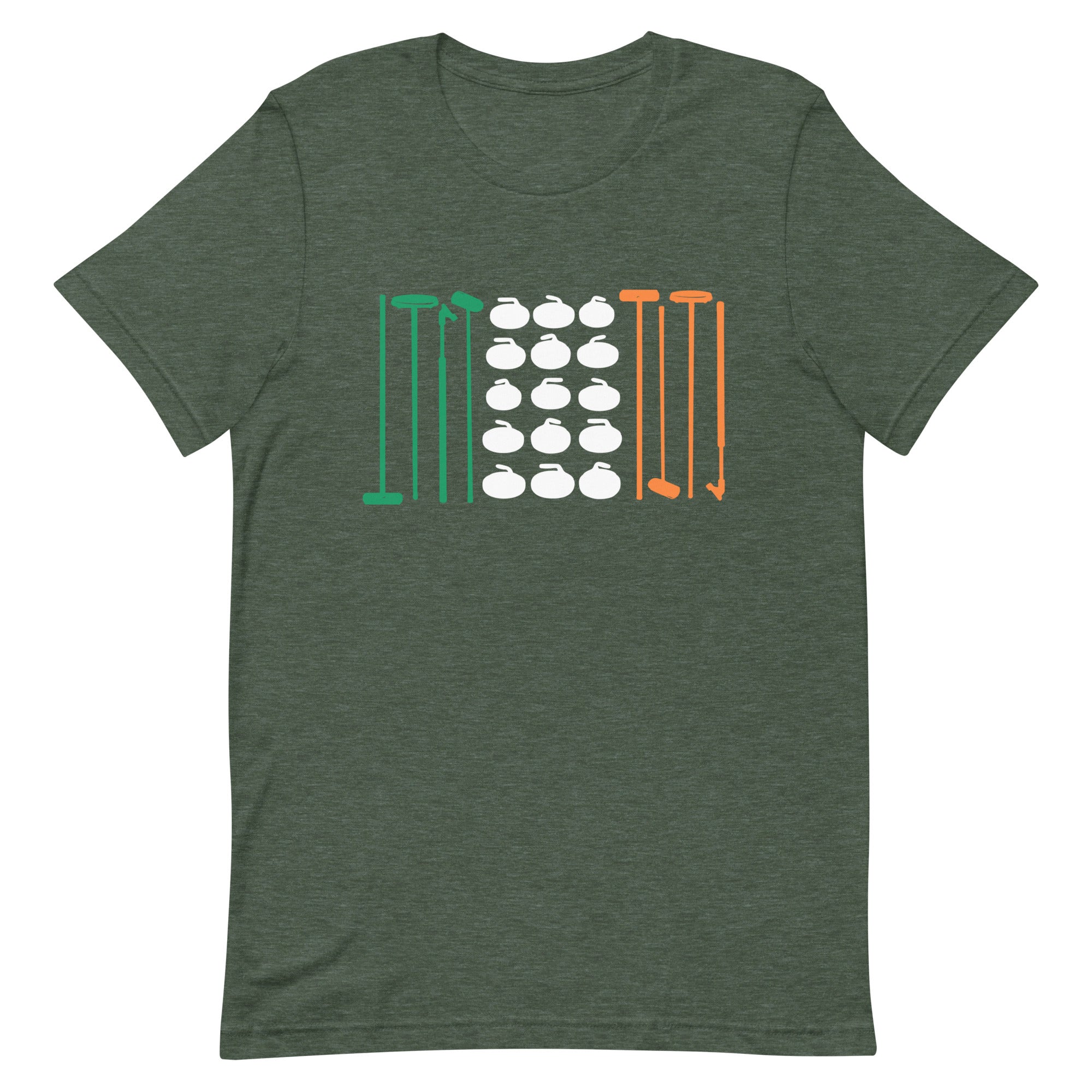 Irish Curling Flag Unisex t-shirt - Broomfitters