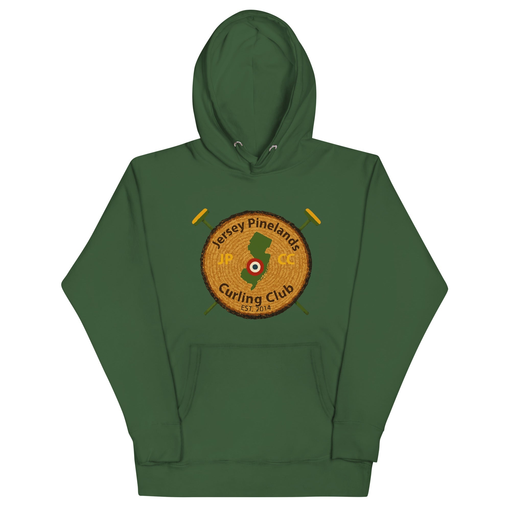 Jersey Pinelands Curling Club Unisex Hoodie - Broomfitters