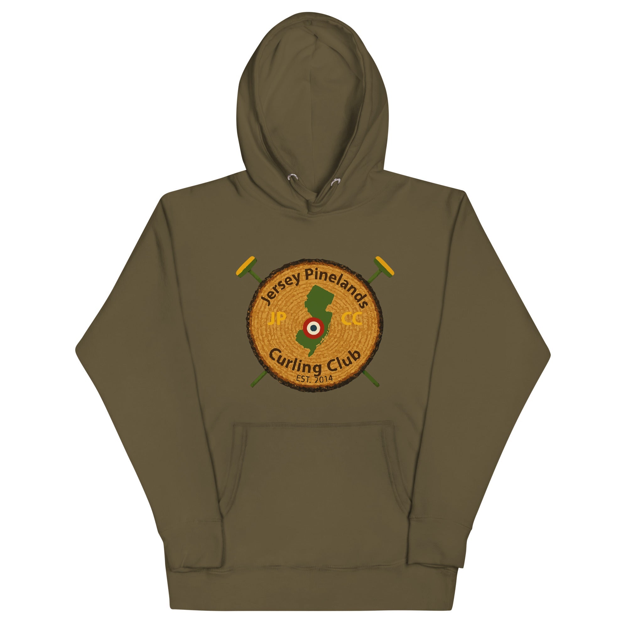 Jersey Pinelands Curling Club Unisex Hoodie - Broomfitters