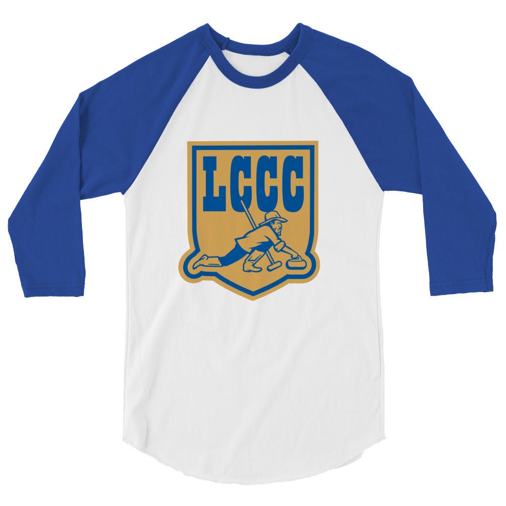 Last Chance Curling 3/4 sleeve raglan shirt - Broomfitters