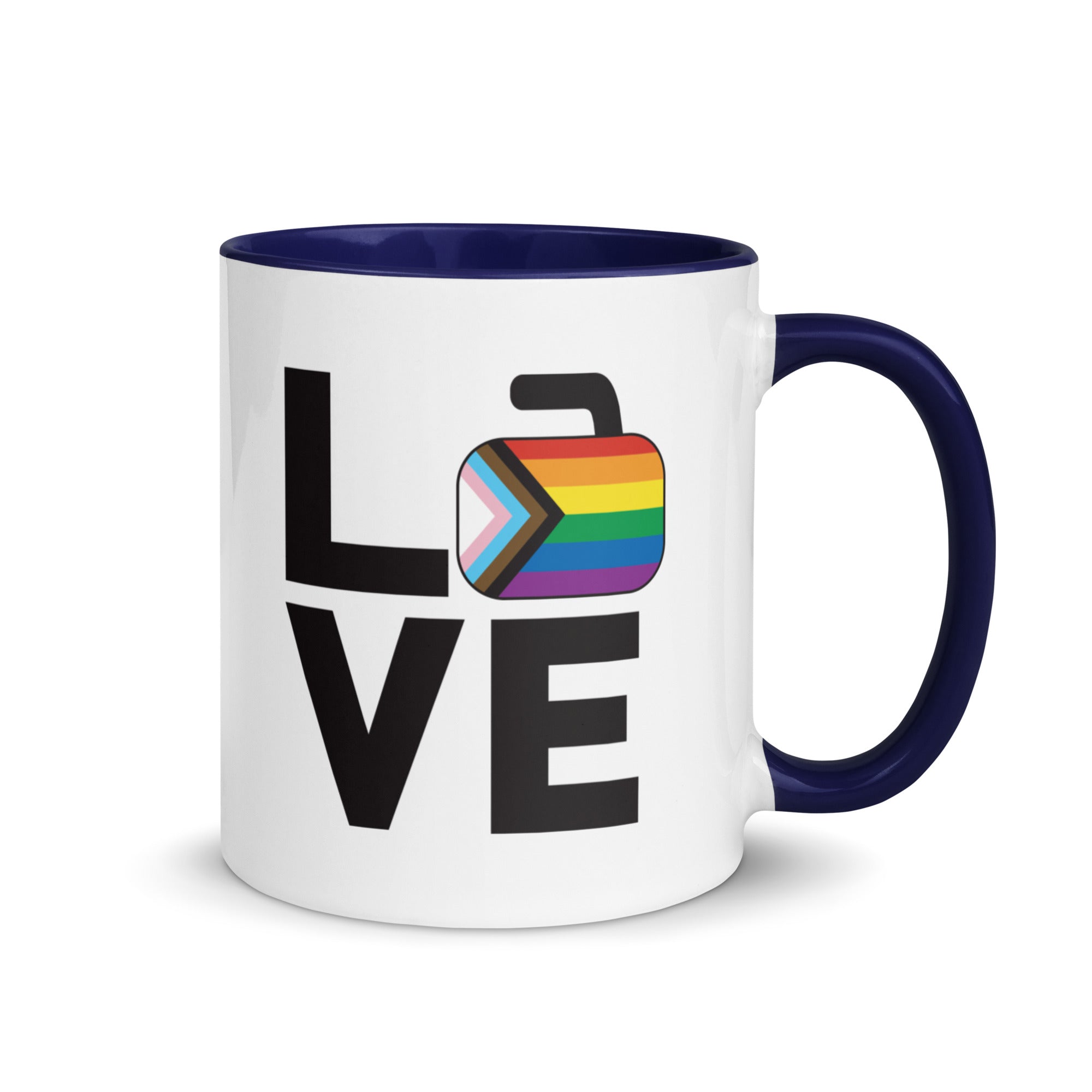 Love - Potomac Curling Club Mug with Color Inside - Broomfitters