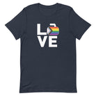 Love - Potomac Curling Club Unisex t-shirt - Broomfitters