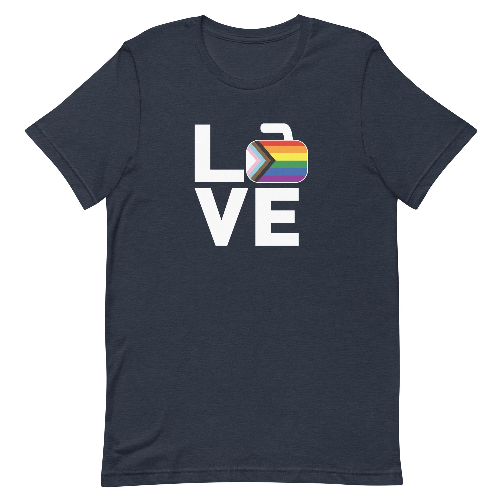 Love - Potomac Curling Club Unisex t-shirt - Broomfitters