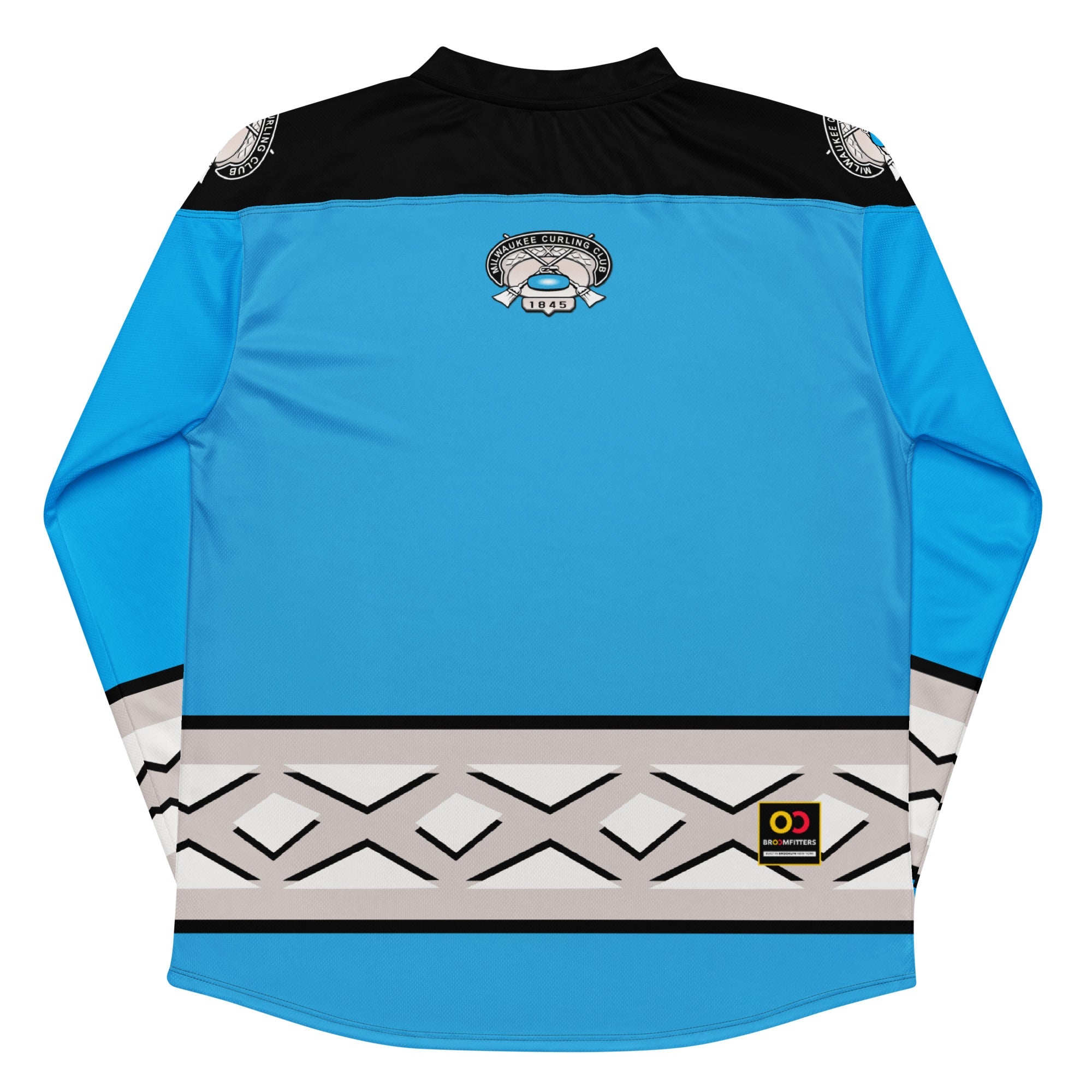 Milwaukee Curling Club Recycled Lightweight hockey style fan jersey - Broomfitters