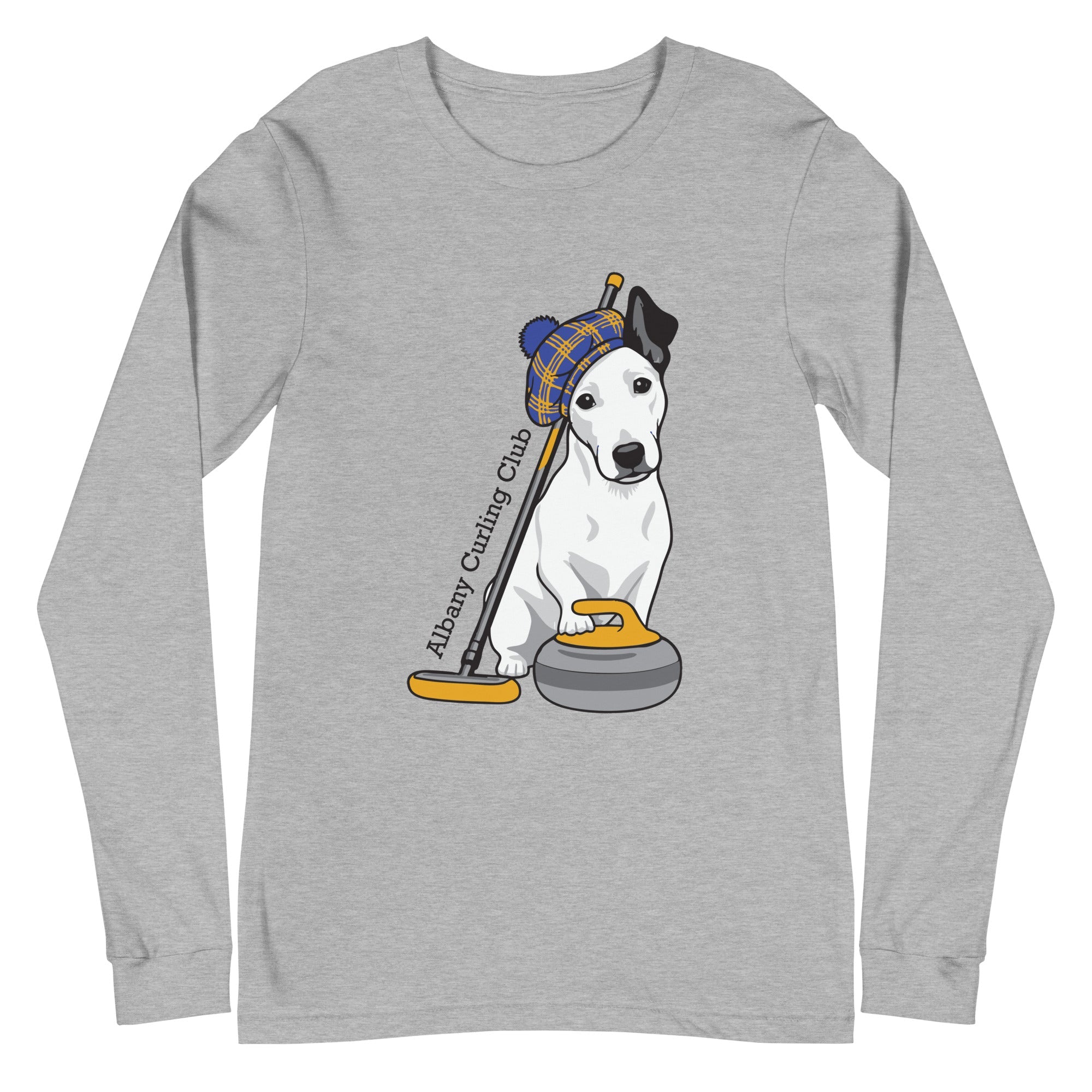 Nipper - Albany Curling Club Unisex Long Sleeve Tee - Broomfitters