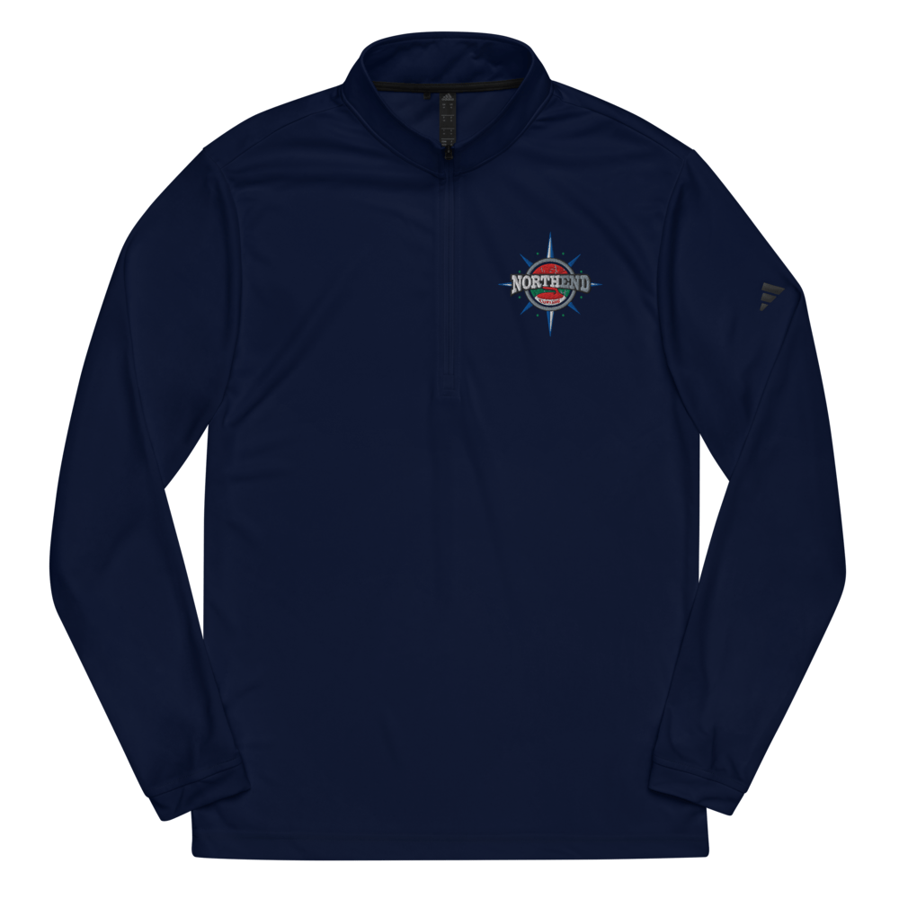 North End Curling Club Adidas® Quarter zip pullover - Broomfitters