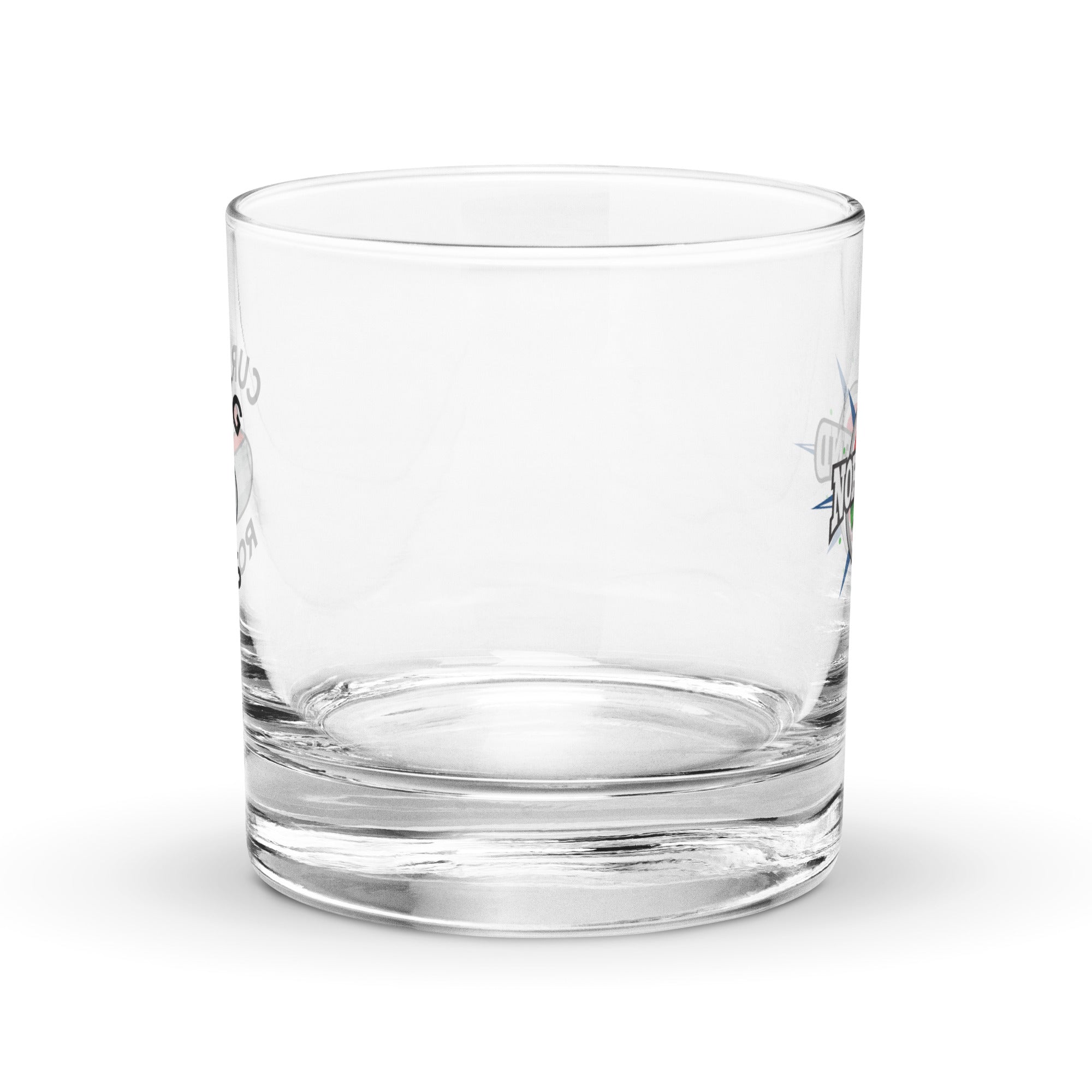 North end Curling Club Rocks glass - Broomfitters