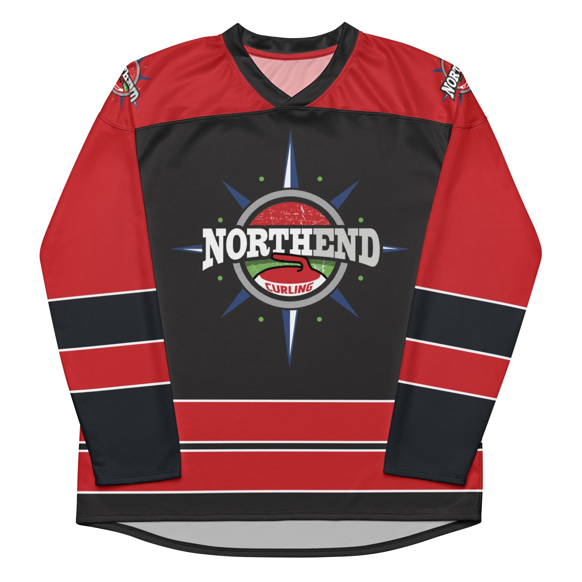 Northland Curling Club Recycled lightweight hockey style fan jersey - Broomfitters