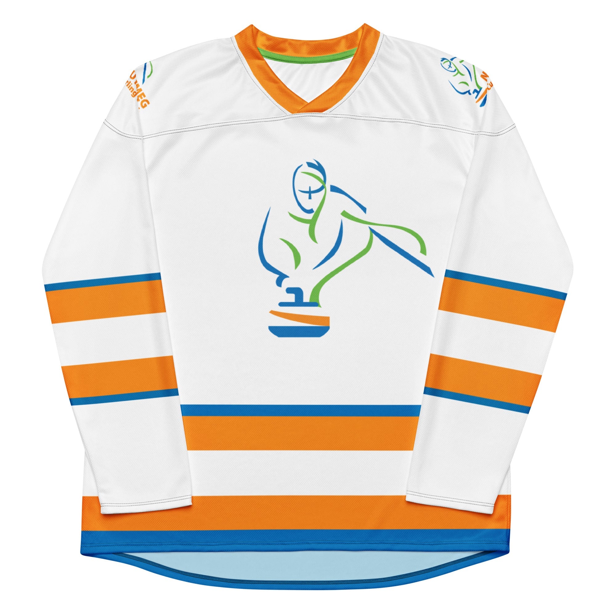 Nutmeg Curling Club Recycled hockey fan jersey - Broomfitters