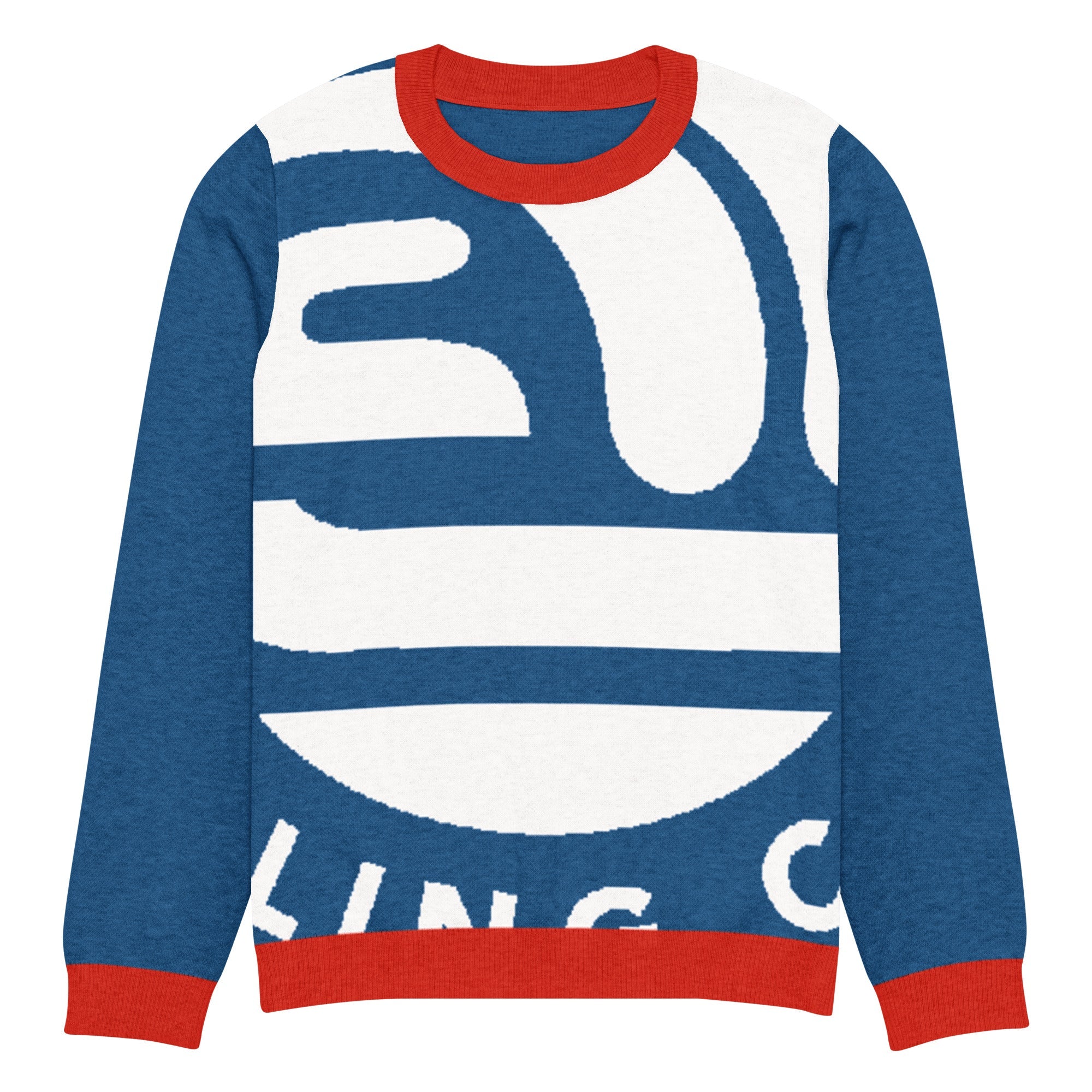 Ocean State Curling Club Knitted crew neck sweater - Broomfitters