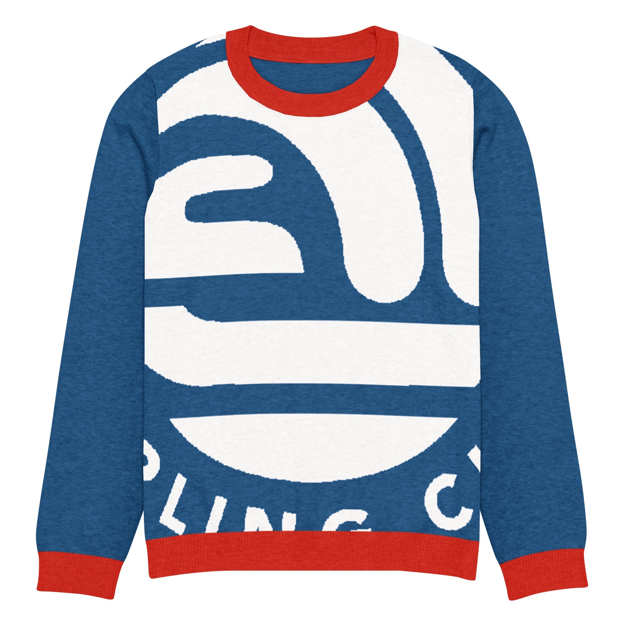 Ocean State Curling Club Knitted crew neck sweater - Broomfitters
