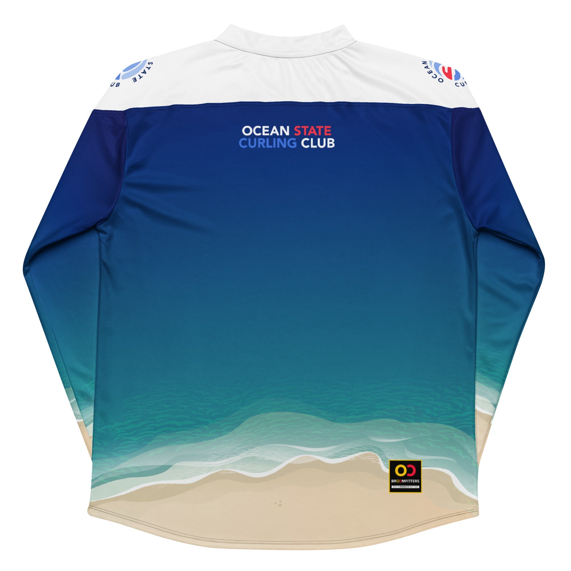 Ocean State Curling Recycled hockey style fan jersey - Broomfitters