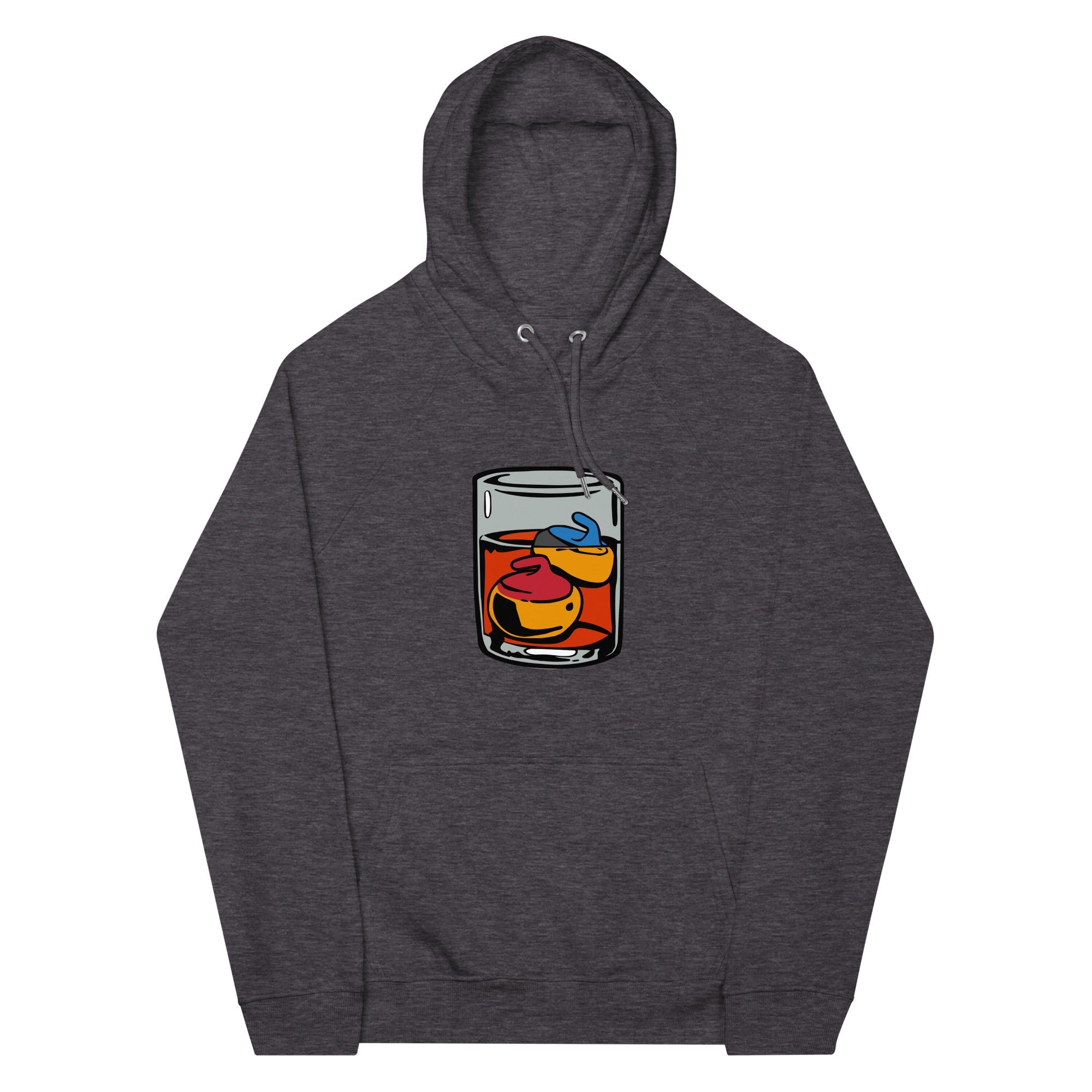 On the Rocks Unisex eco raglan hoodie - Broomfitters