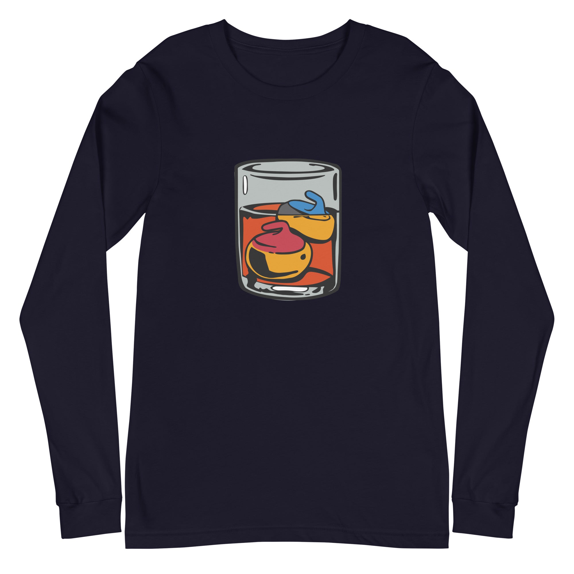 On The Rocks Unisex Long Sleeve Tee (Canada's Version) - Broomfitters