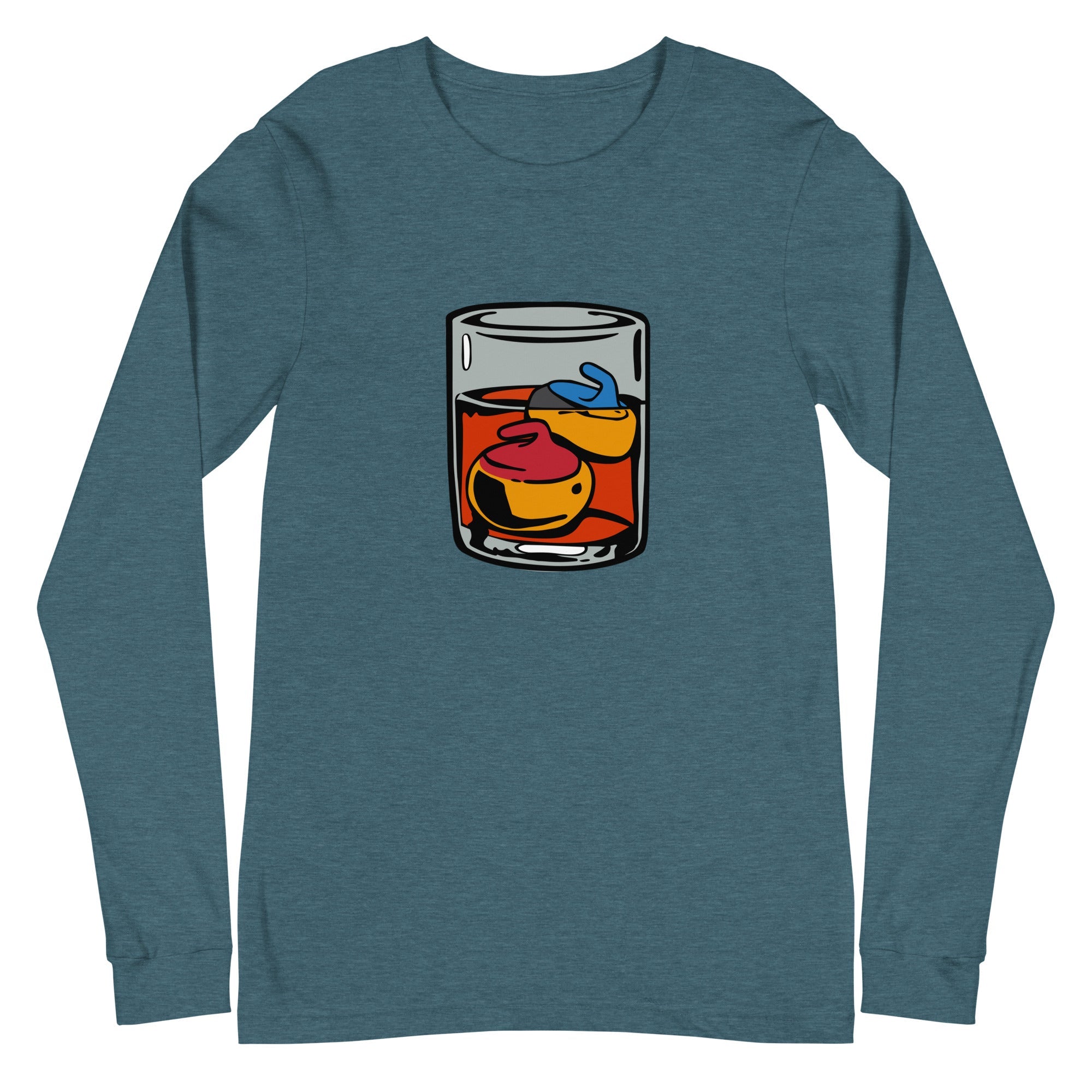 On The Rocks Unisex Long Sleeve Tee (Canada's Version) - Broomfitters