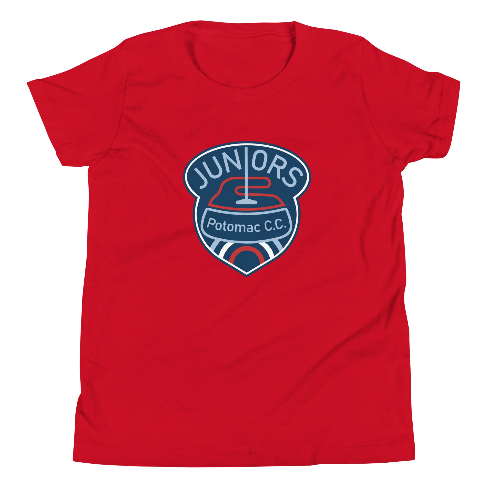 Potomac Curling Club Juniors Youth Short Sleeve T-Shirt - Broomfitters