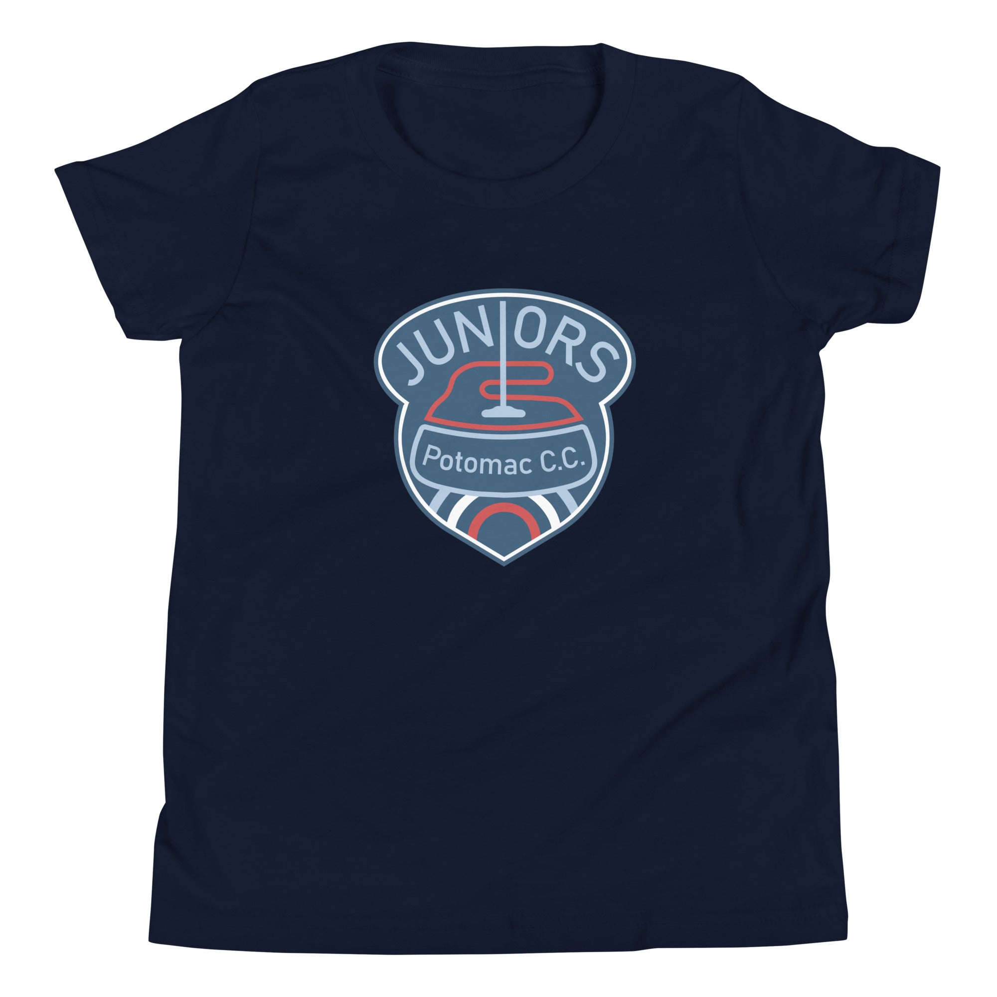Potomac Curling Club Juniors Youth Short Sleeve T-Shirt - Broomfitters
