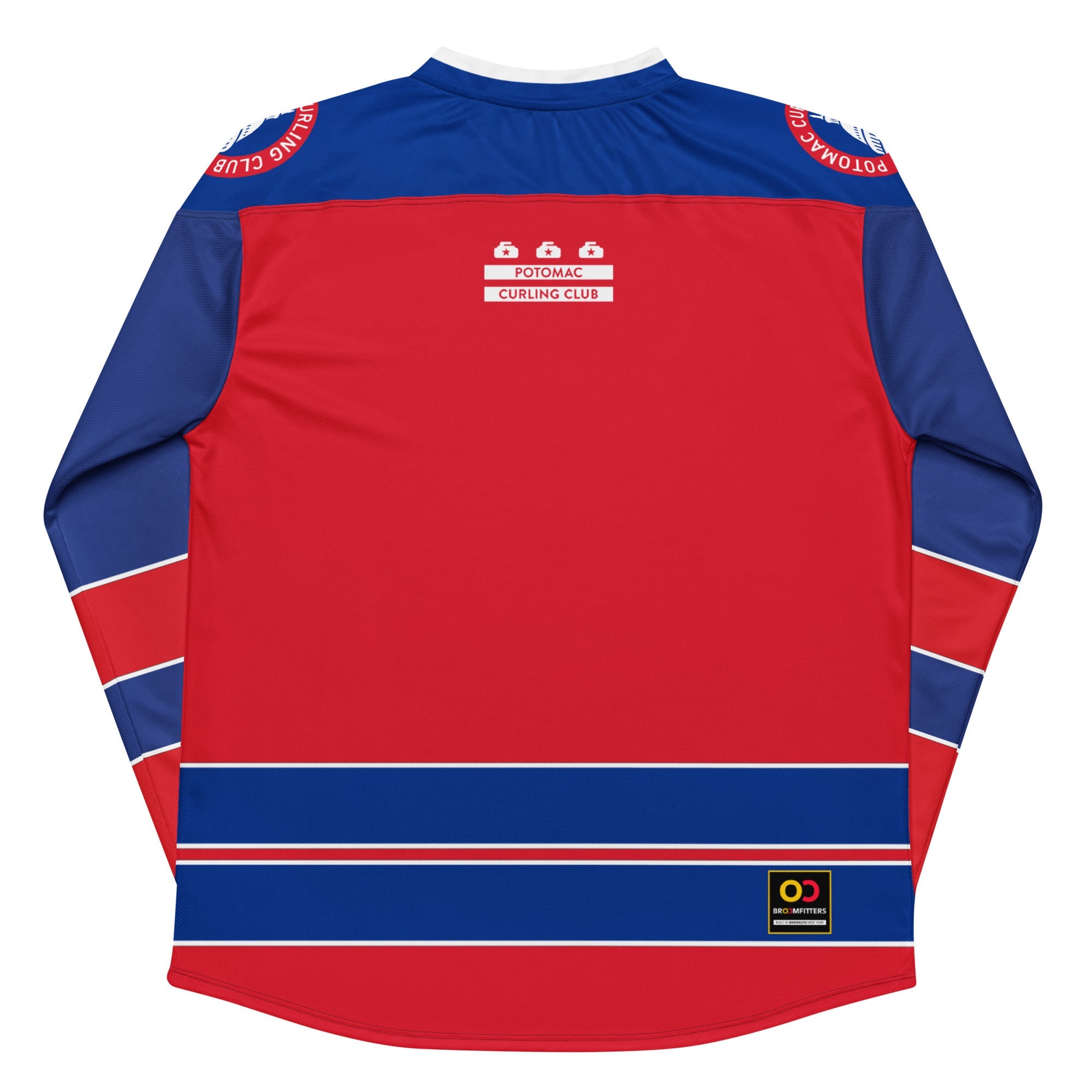 Potomac Curling Club Recycled Lightweight hockey style fan jersey - Broomfitters