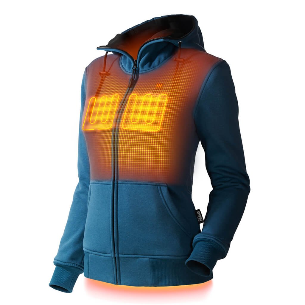 Sweat à capuche chauffant Ridge pour femme