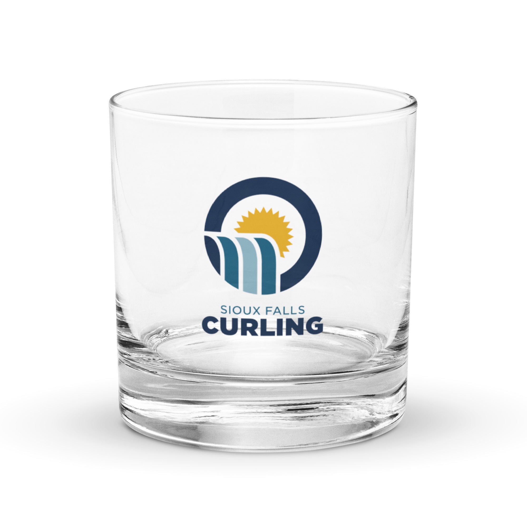 Sioux Falls Curling Rocks glass - Broomfitters