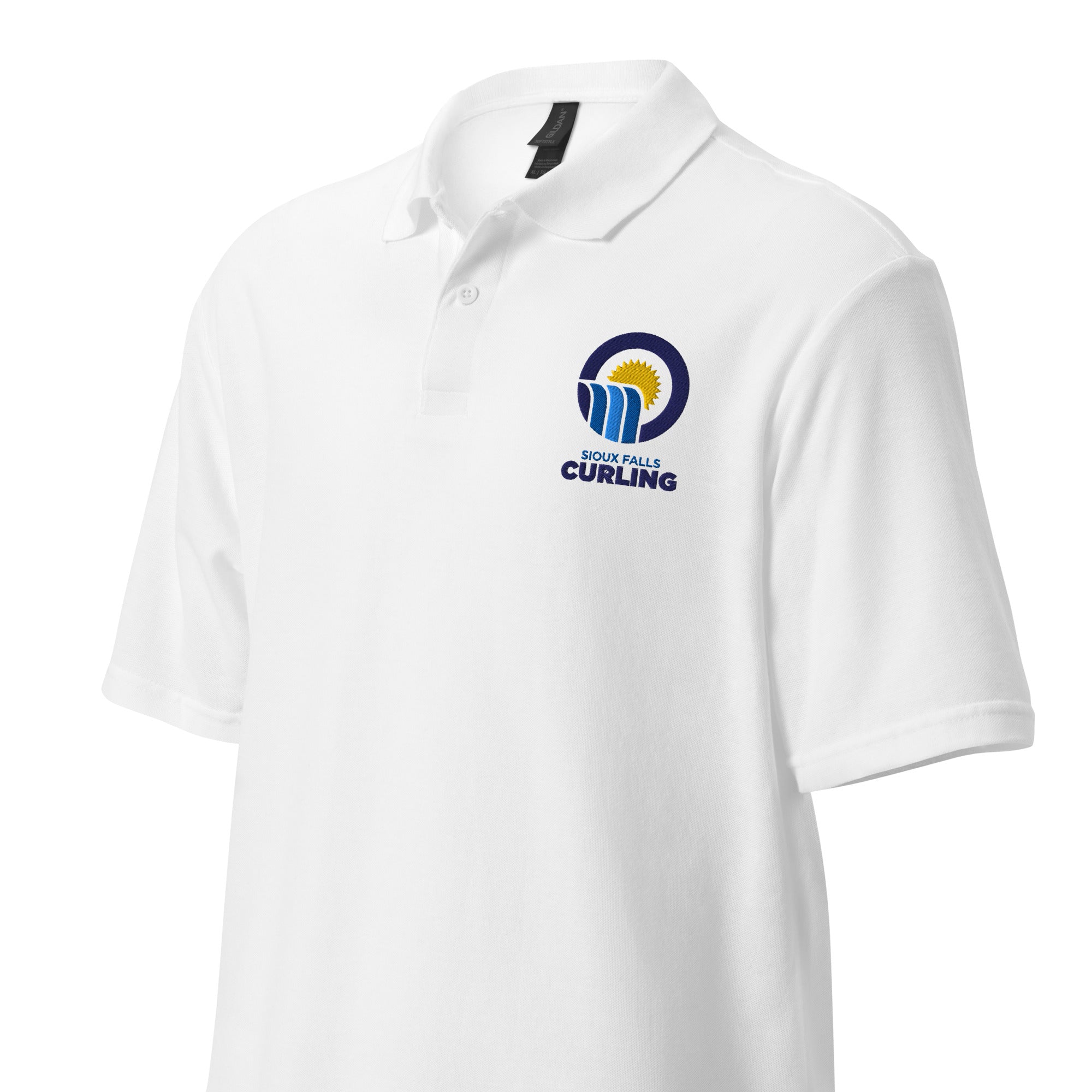Sioux Falls Curling Unisex pique polo shirt - Broomfitters