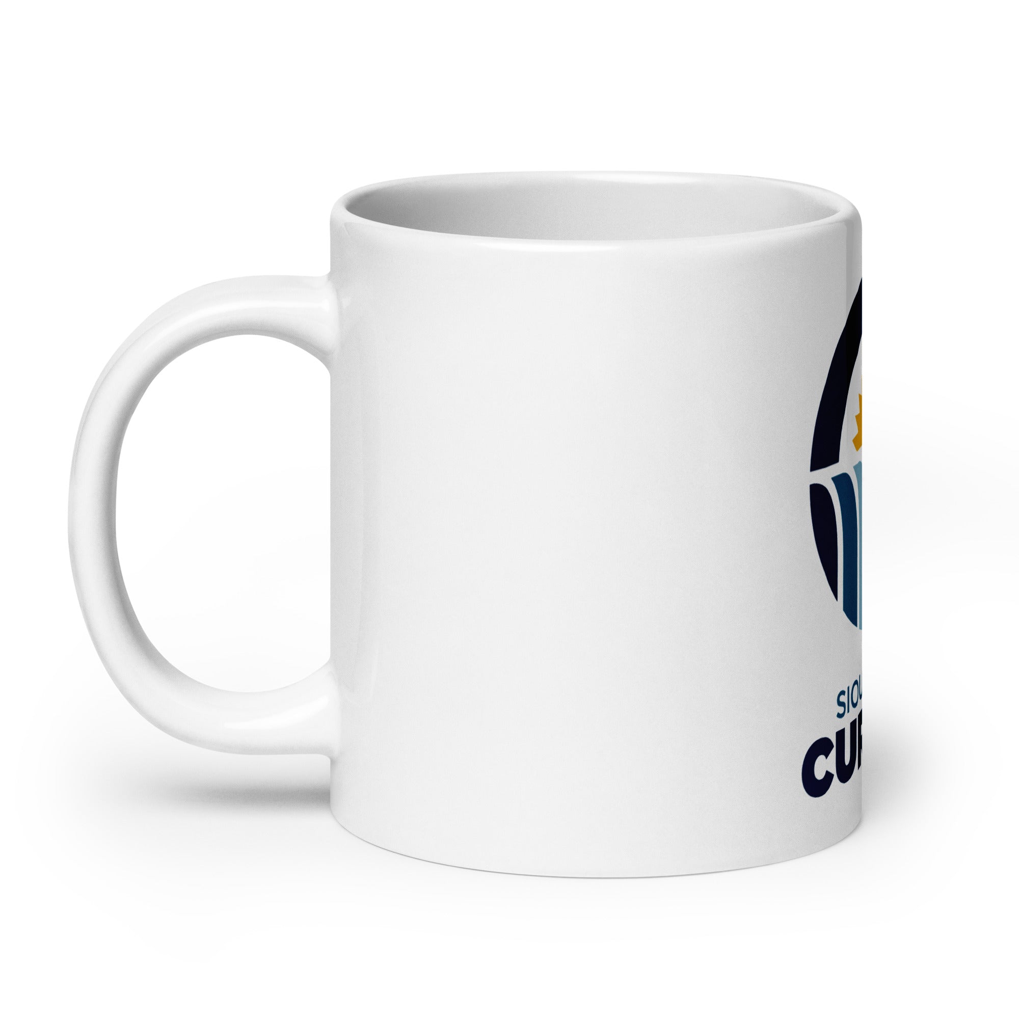 Sioux Falls Curling White glossy mug - Broomfitters