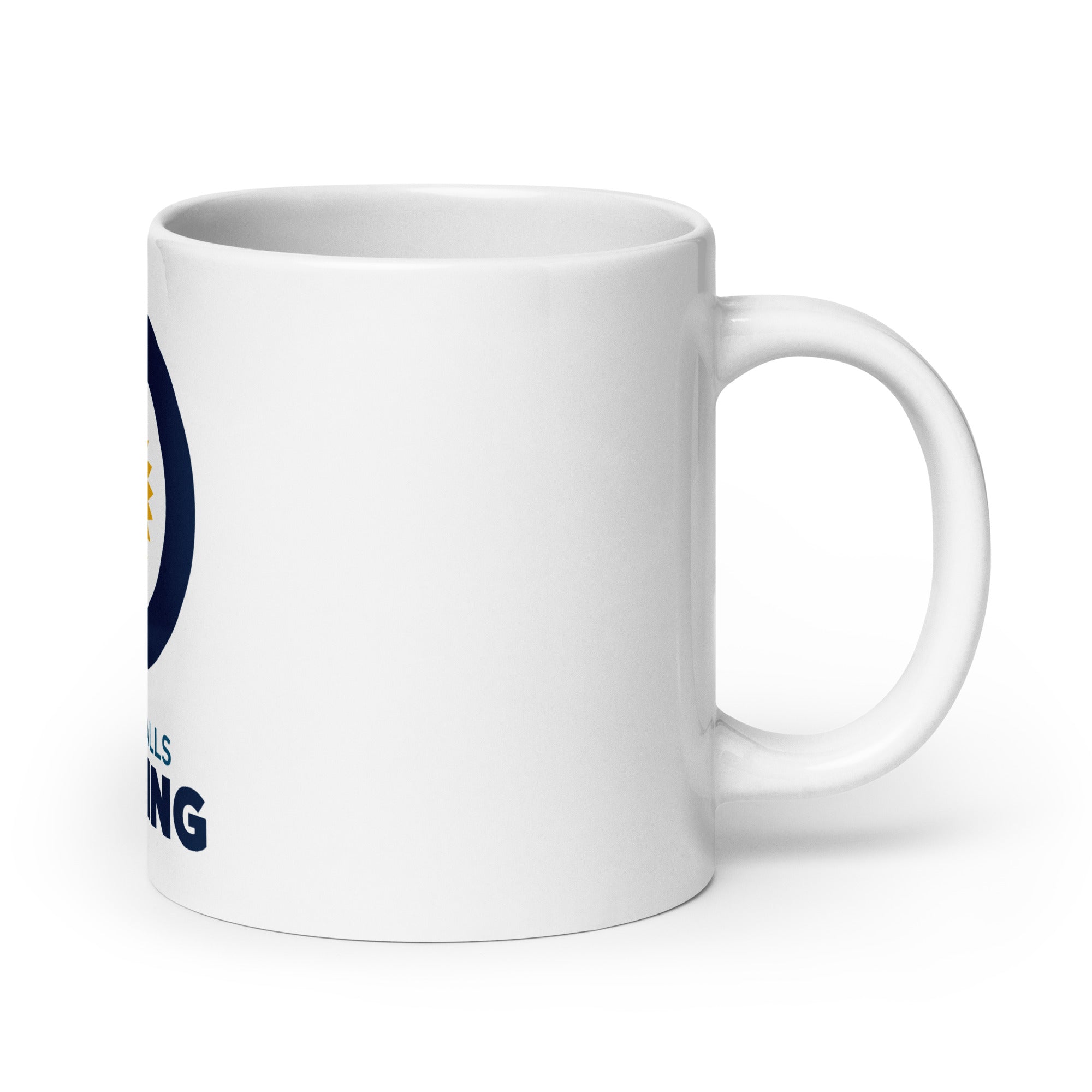 Sioux Falls Curling White glossy mug - Broomfitters