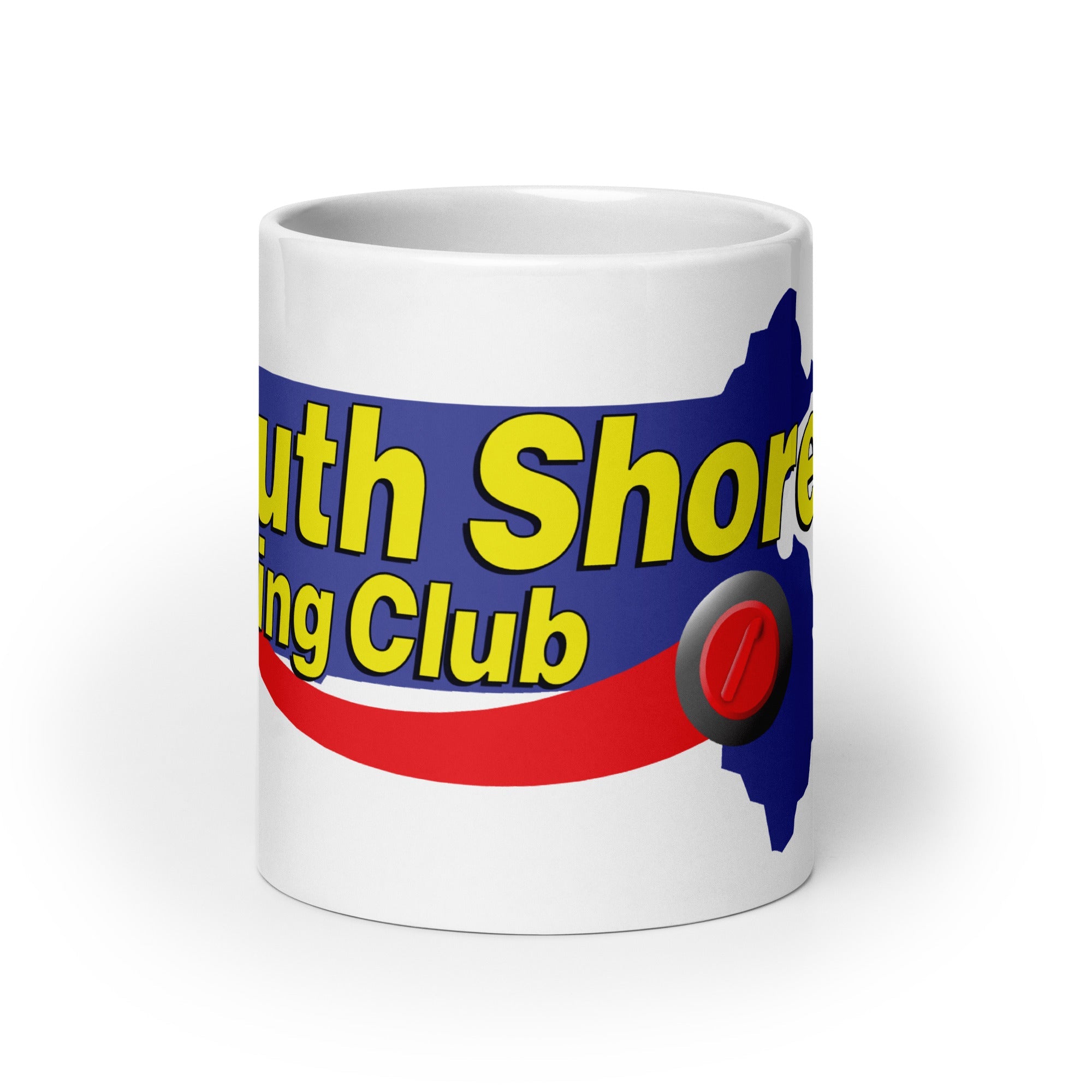 South Shore Curling Club White glossy mug - Broomfitters