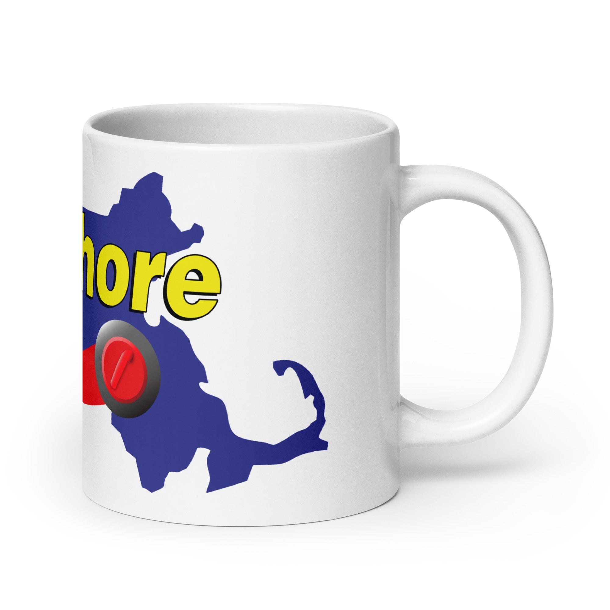 South Shore Curling Club White glossy mug - Broomfitters