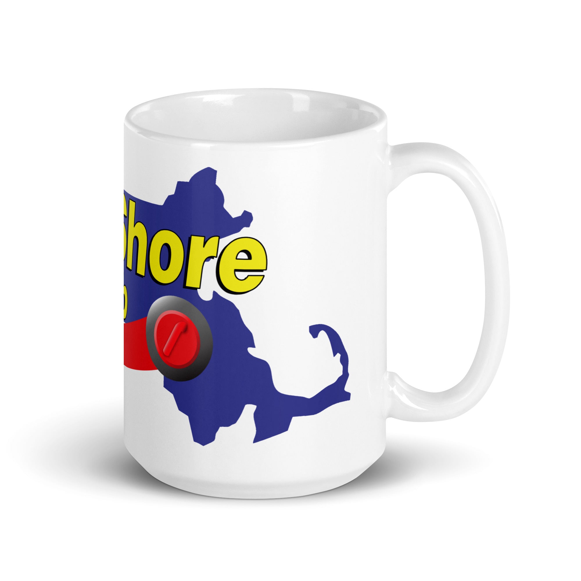 South Shore Curling Club White glossy mug - Broomfitters