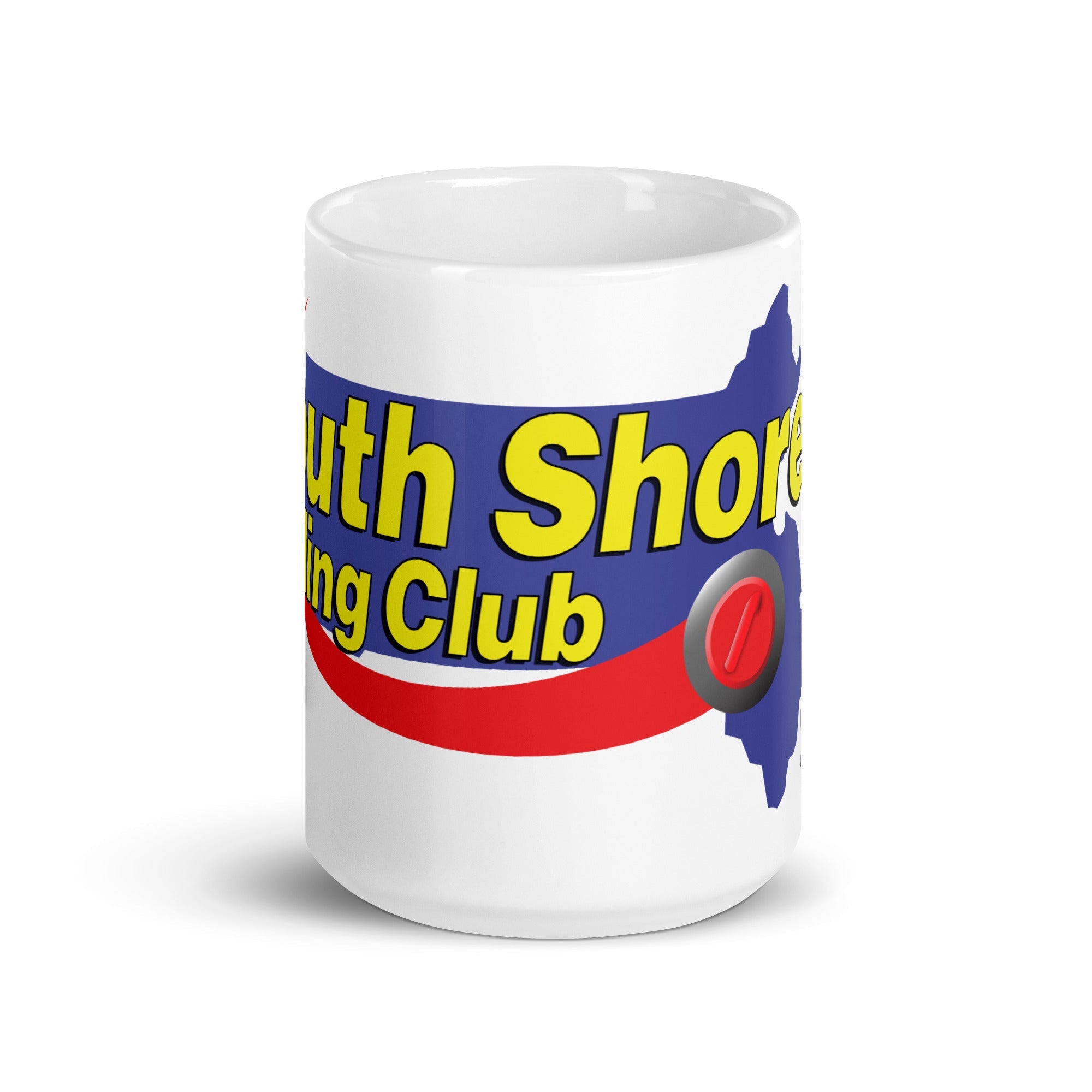 South Shore Curling Club White glossy mug - Broomfitters