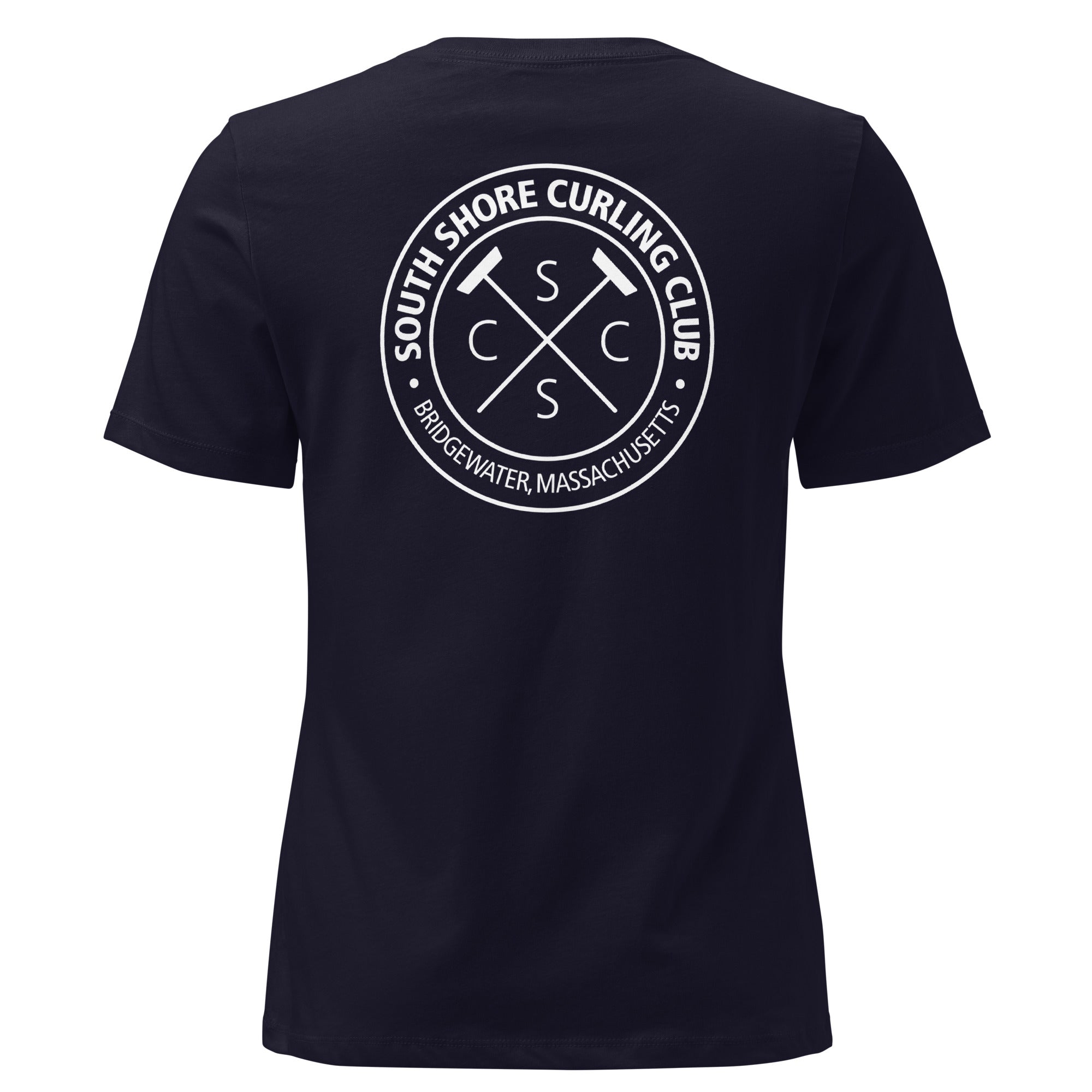 South Shore Curling Club Women's Relaxed T-Shirt - Broomfitters