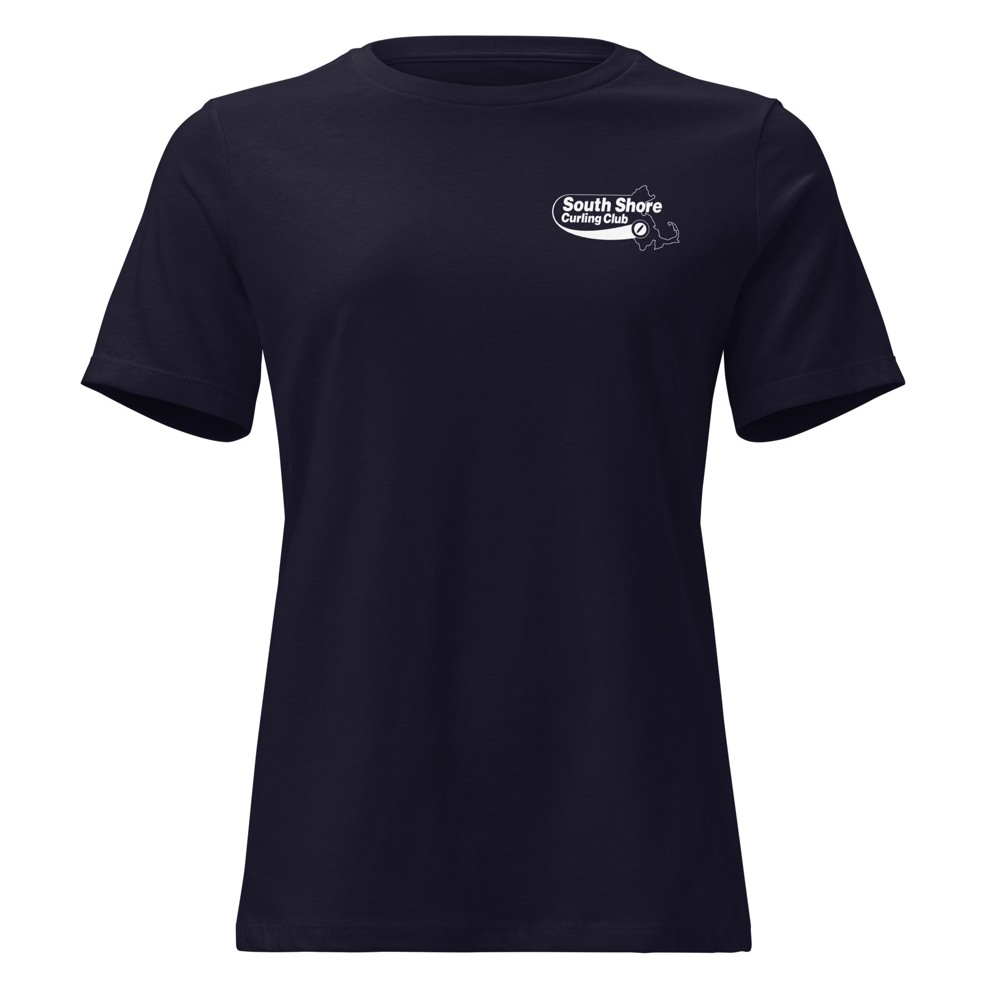 South Shore Curling Club Women's Relaxed T-Shirt - Broomfitters