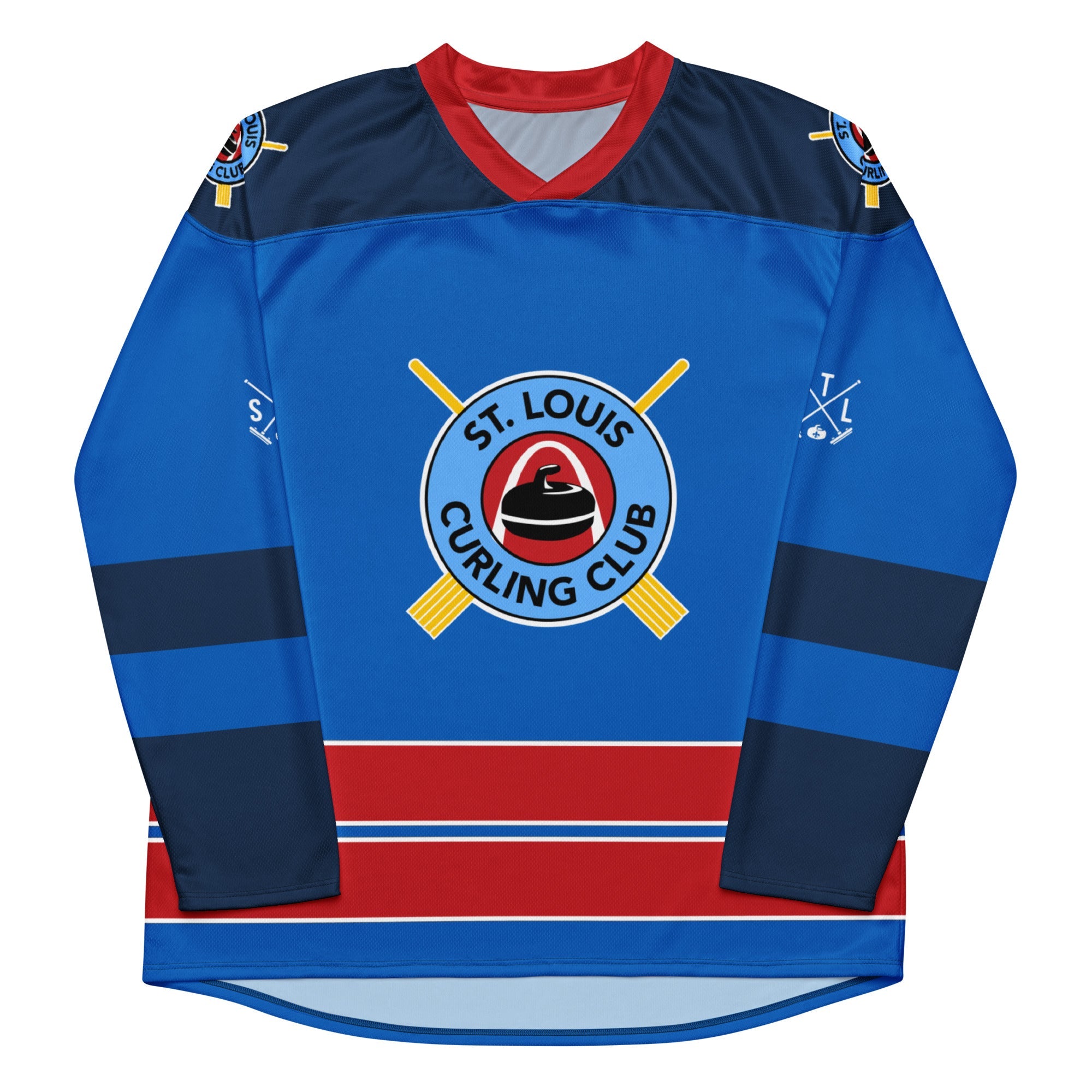 St. Louis Curling Recycled hockey fan jersey - Broomfitters