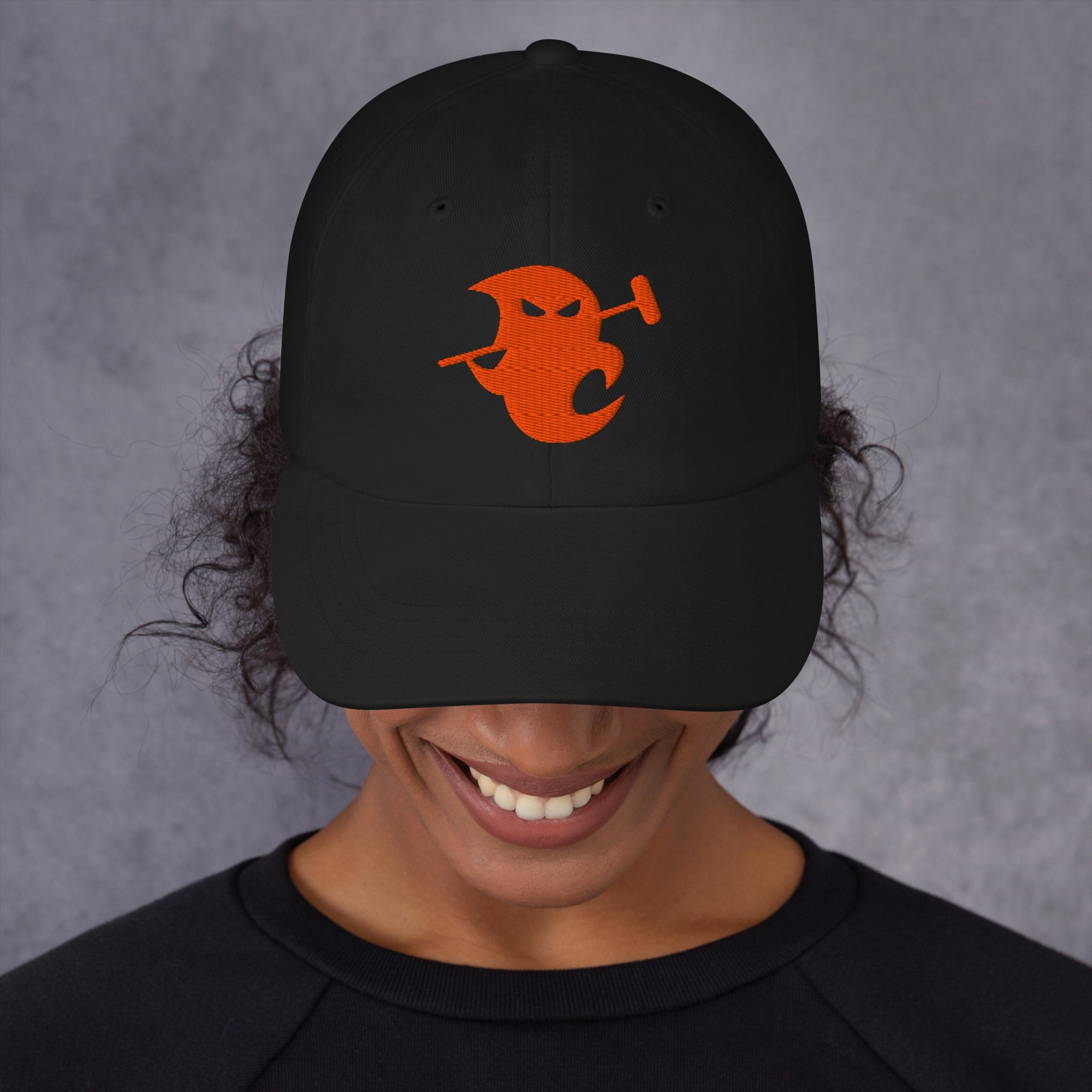 Team Casper Ghost Puff dad hat - Broomfitters