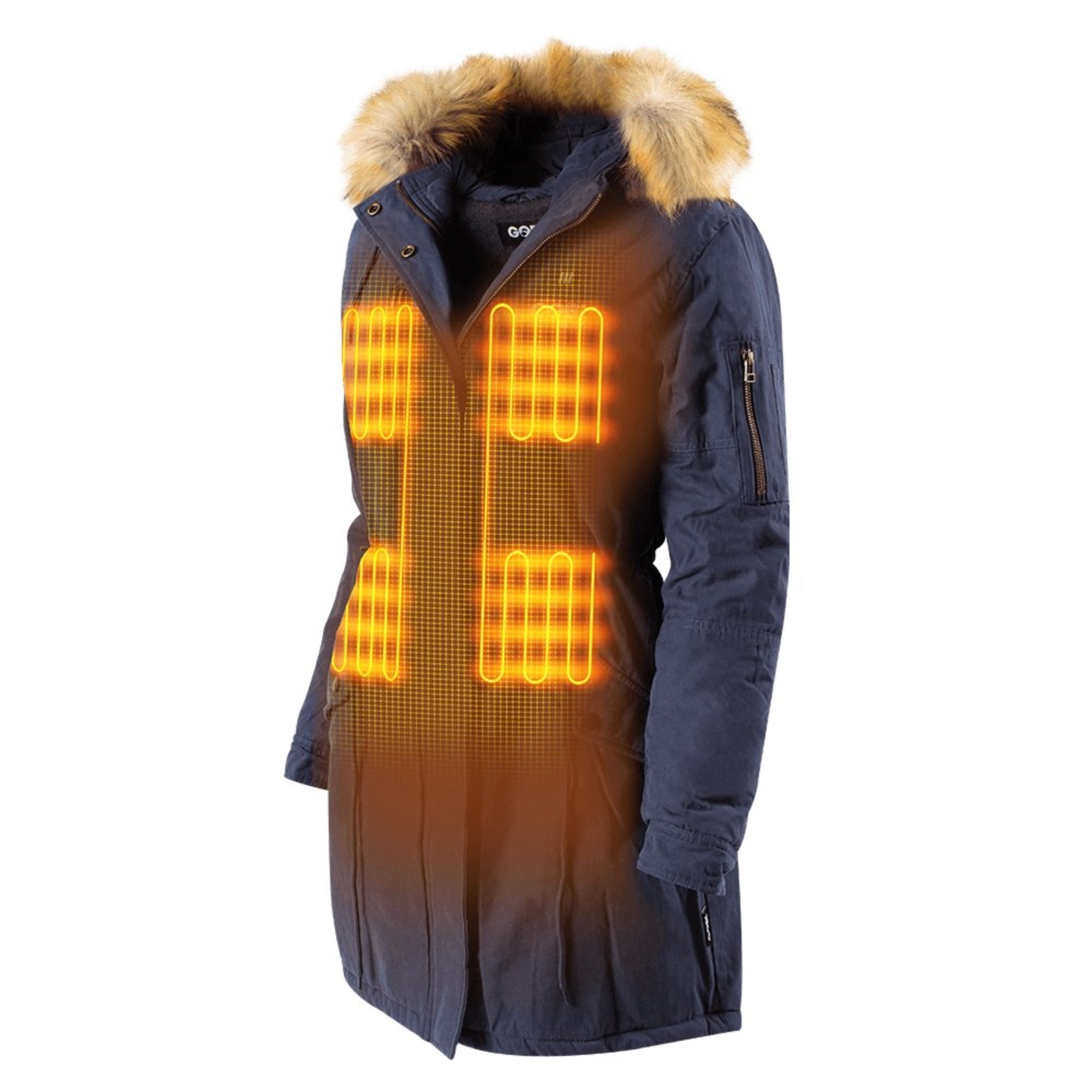 Terra Womens Heated Parka - Broomfitters