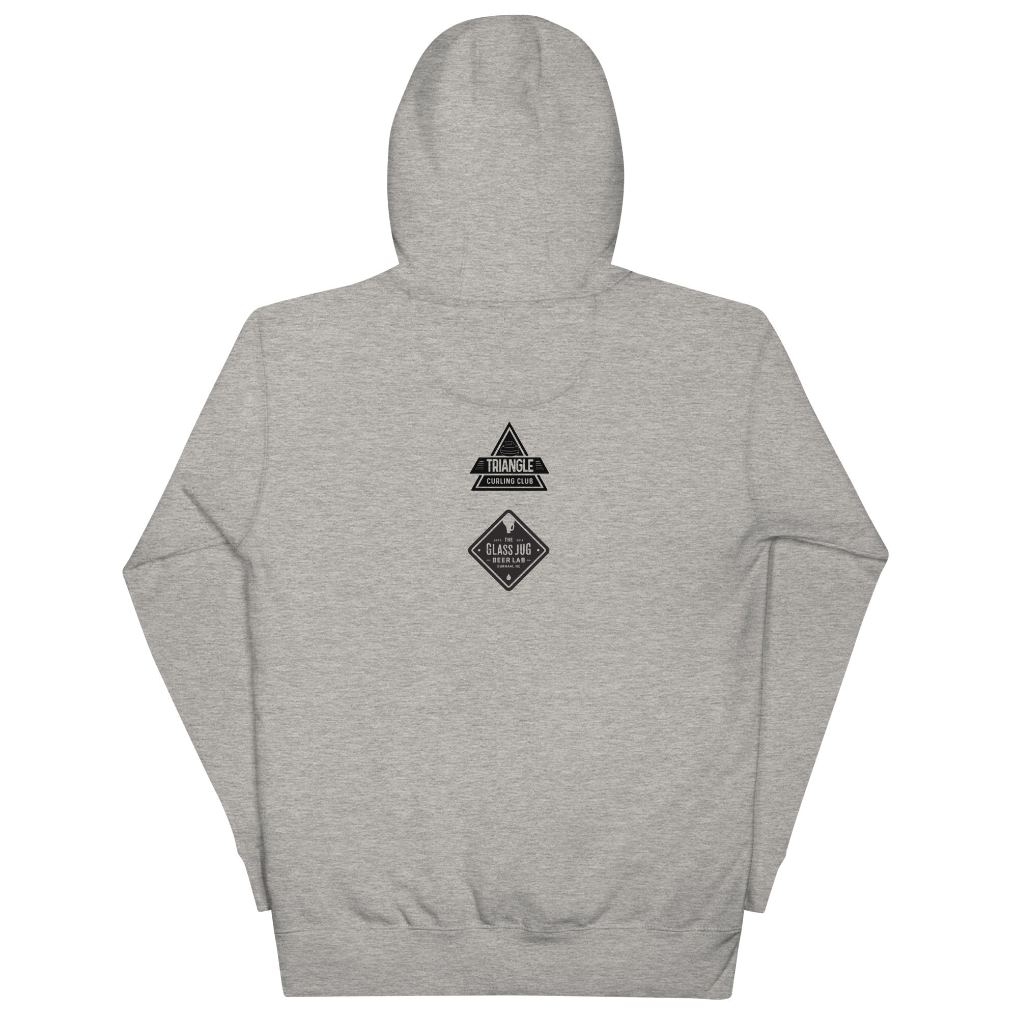 The Golden Stone with Triangle Curling & The Glass Jug Unisex Hoodie - Broomfitters