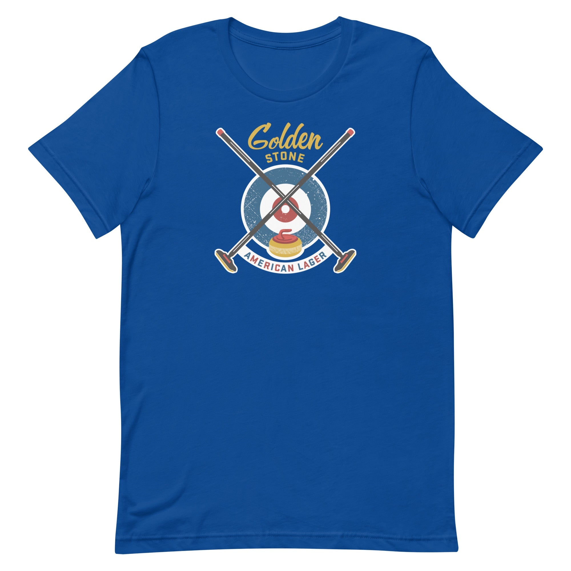 The Golden Stone with Triangle Curling & The Glass Jug Unisex t-shirt - Broomfitters